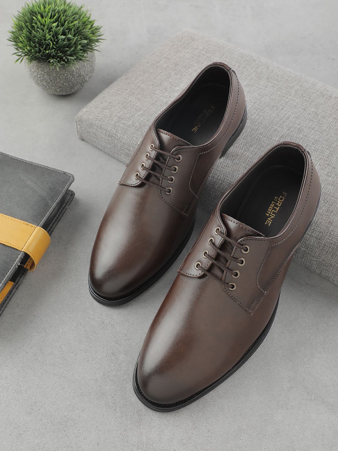 liberty Fortune HML-11E Formal Lacing Shoes With PU Sole | Lightweight and Comfortable Oxford For Men-picture-3