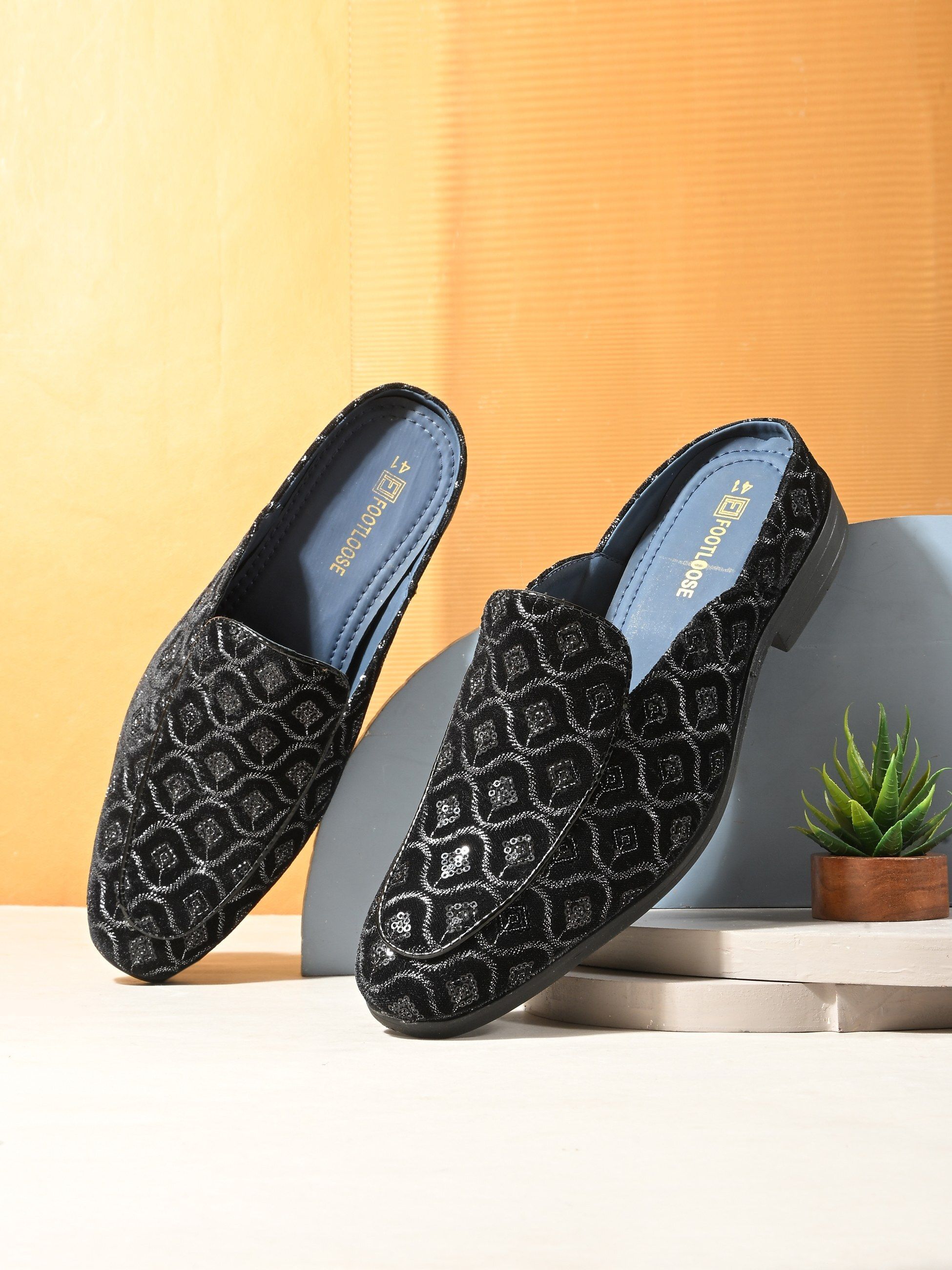 footloose Party Wear Mules Ethnic Mule For Men-picture-25