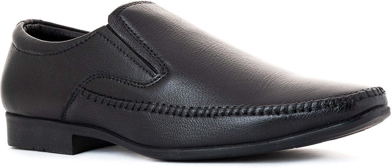 khadim's British Walkers Black Leather Slip On Formal Shoe Slip On For Men-picture-41