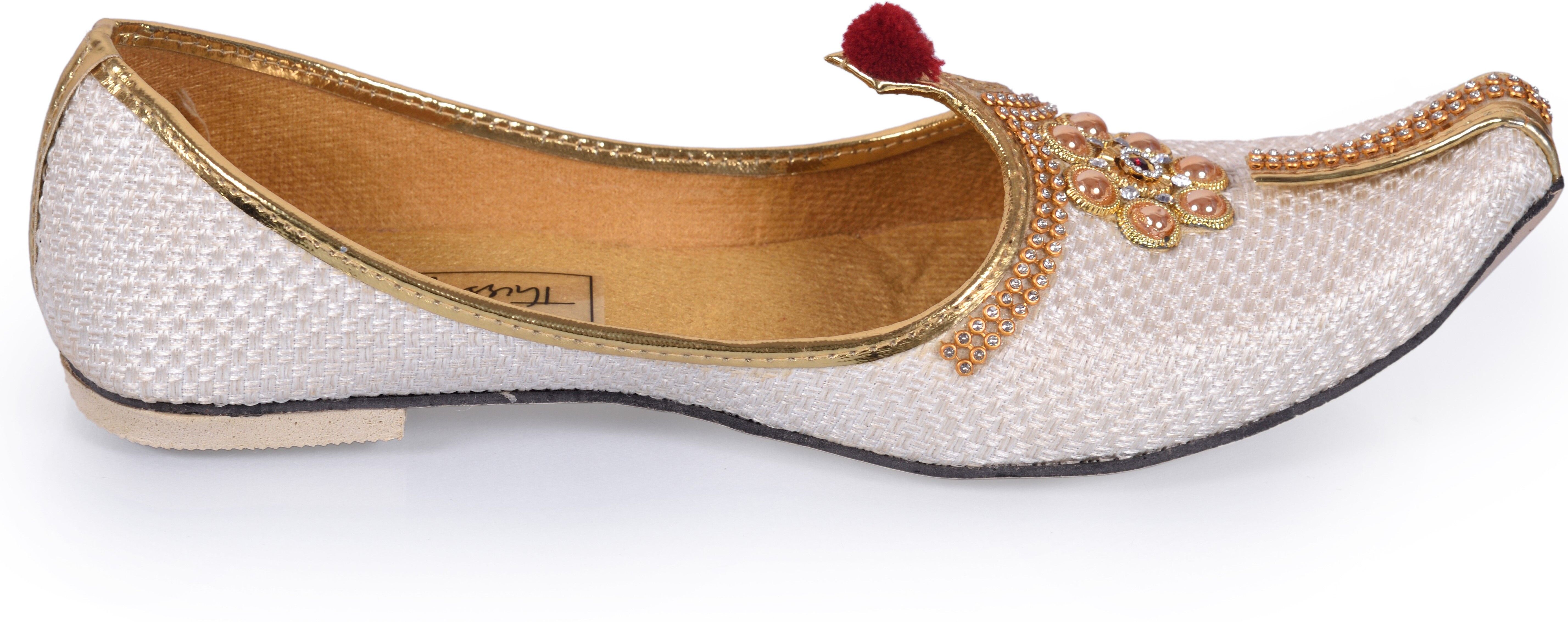 thirsty crow North India's Traditional Ethnic Sherwani Juti Wedding Wear & Party Wear Mojaris For Men-picture-13