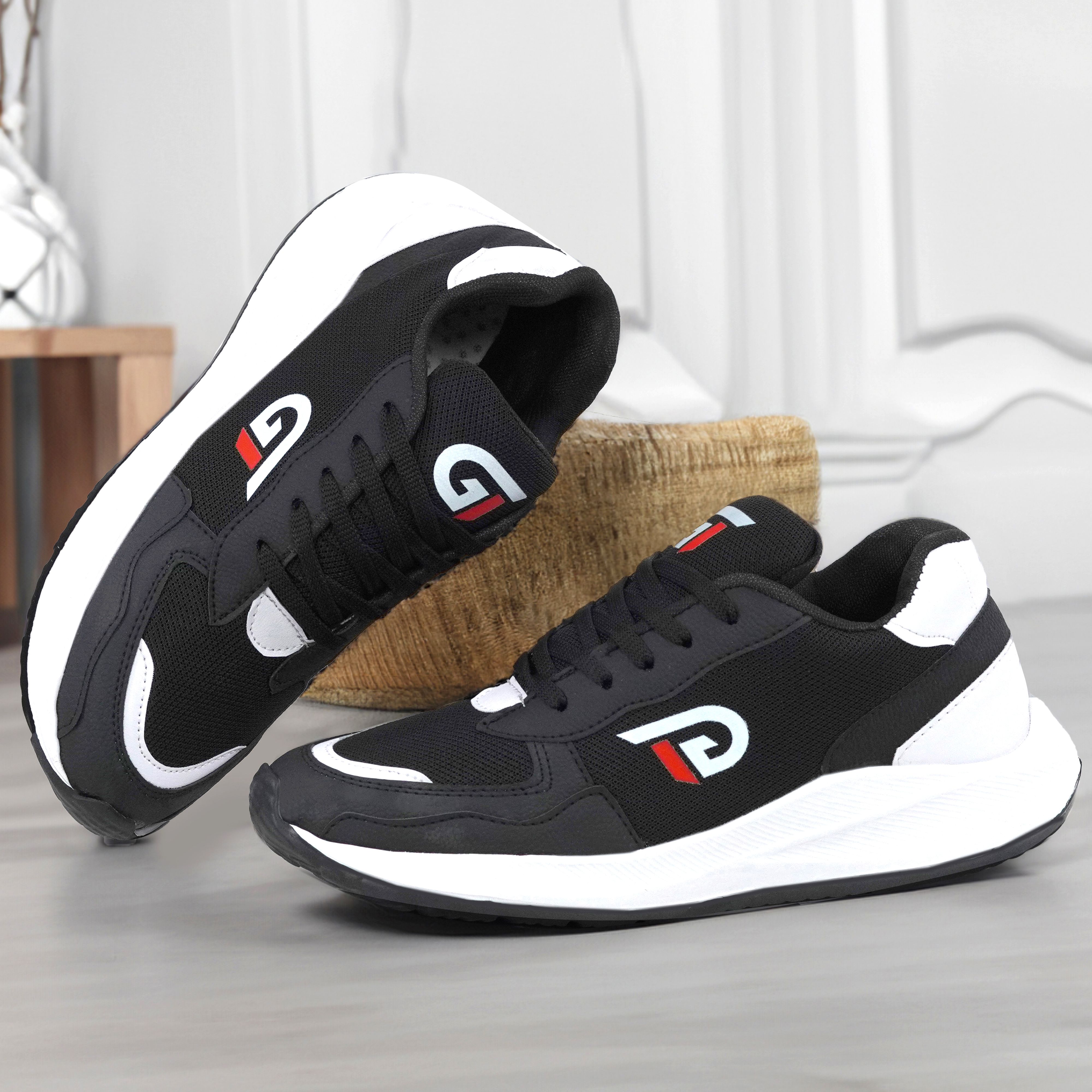 Black Sports Running Shoes for Men Sneakers For Men-image-11
