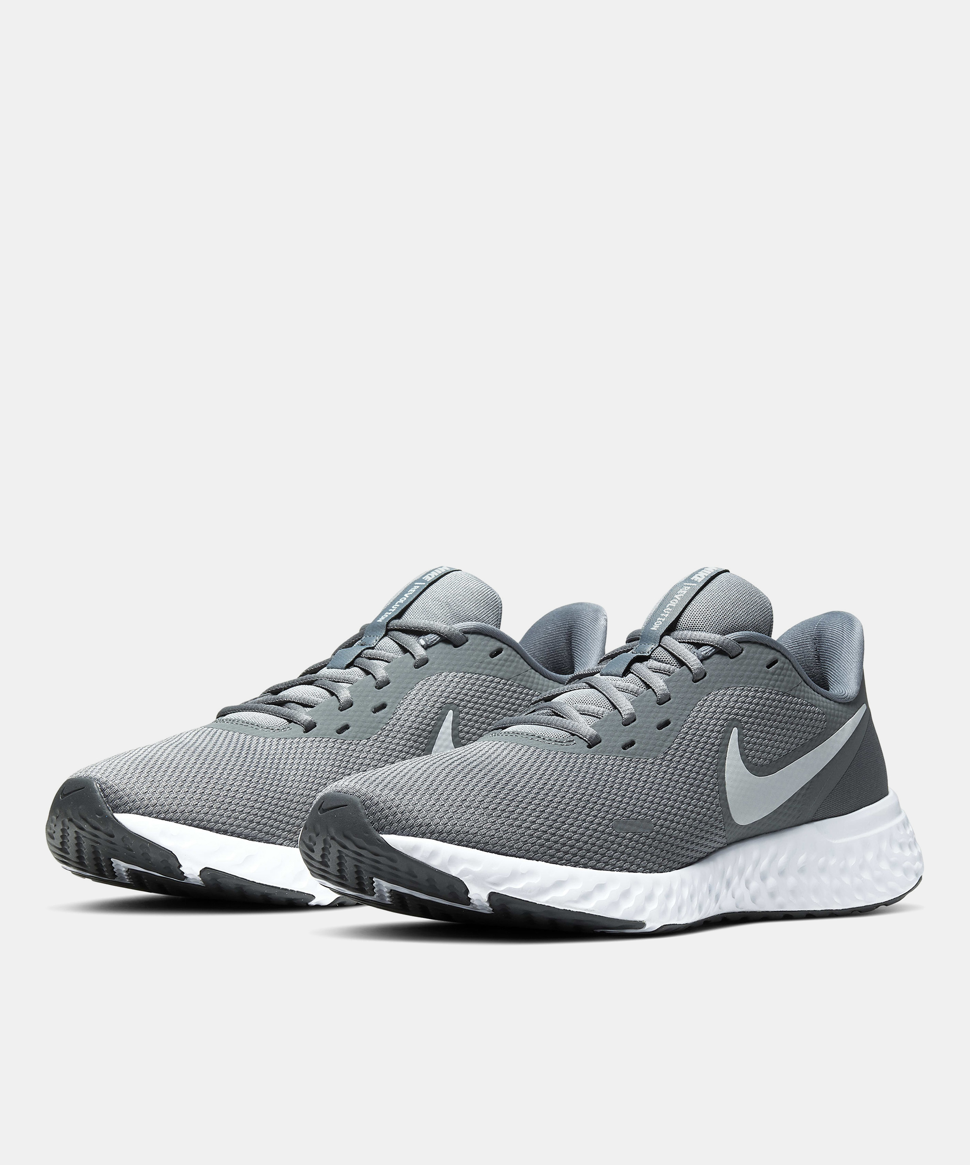 NIKE Revolution 5 Running Shoes For Men (Grey)