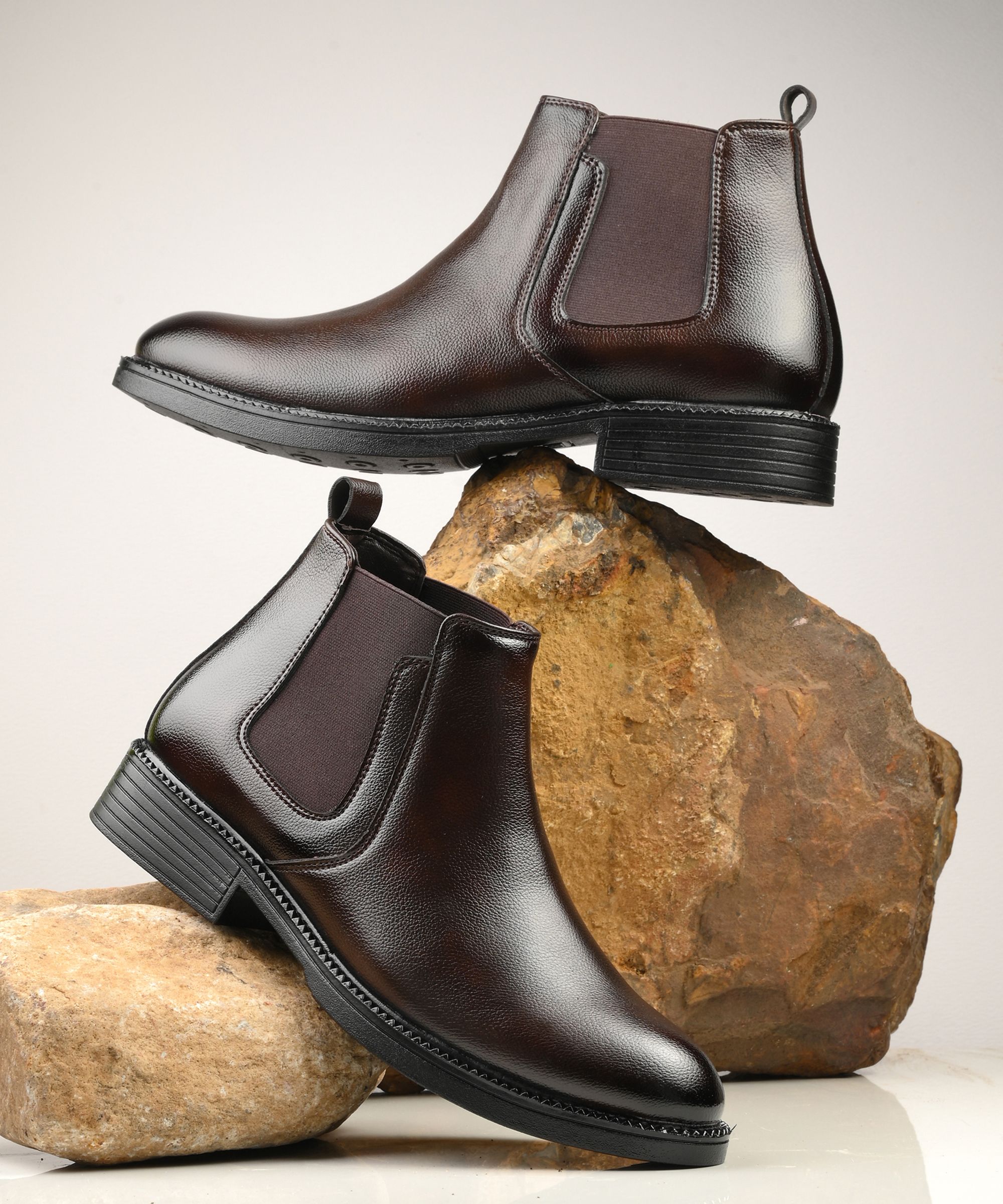 roadster High Top Chelsea Ch ka Height Increasing Boots Boots For Men-picture-26
