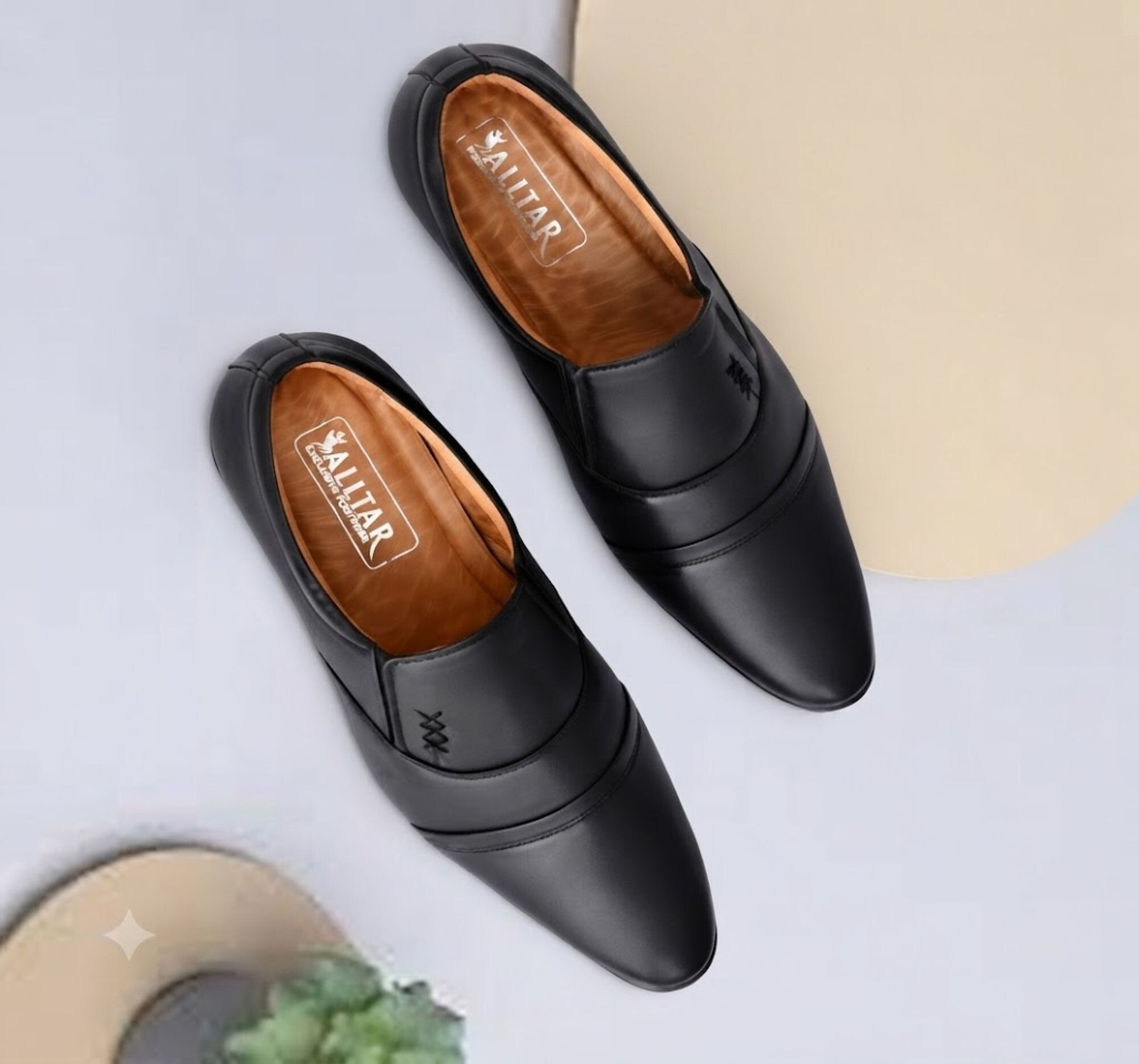 alltar New Premium Quality Stylish Trendy Latest Design Synthetic Leather Formal shoes Slip On For Men-picture-25