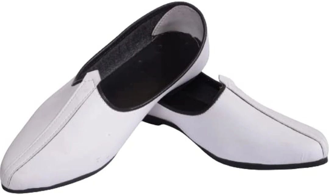 Men's Jalsa Jutti,Jutis For Men,WHITE Mojaris For Men-image-38