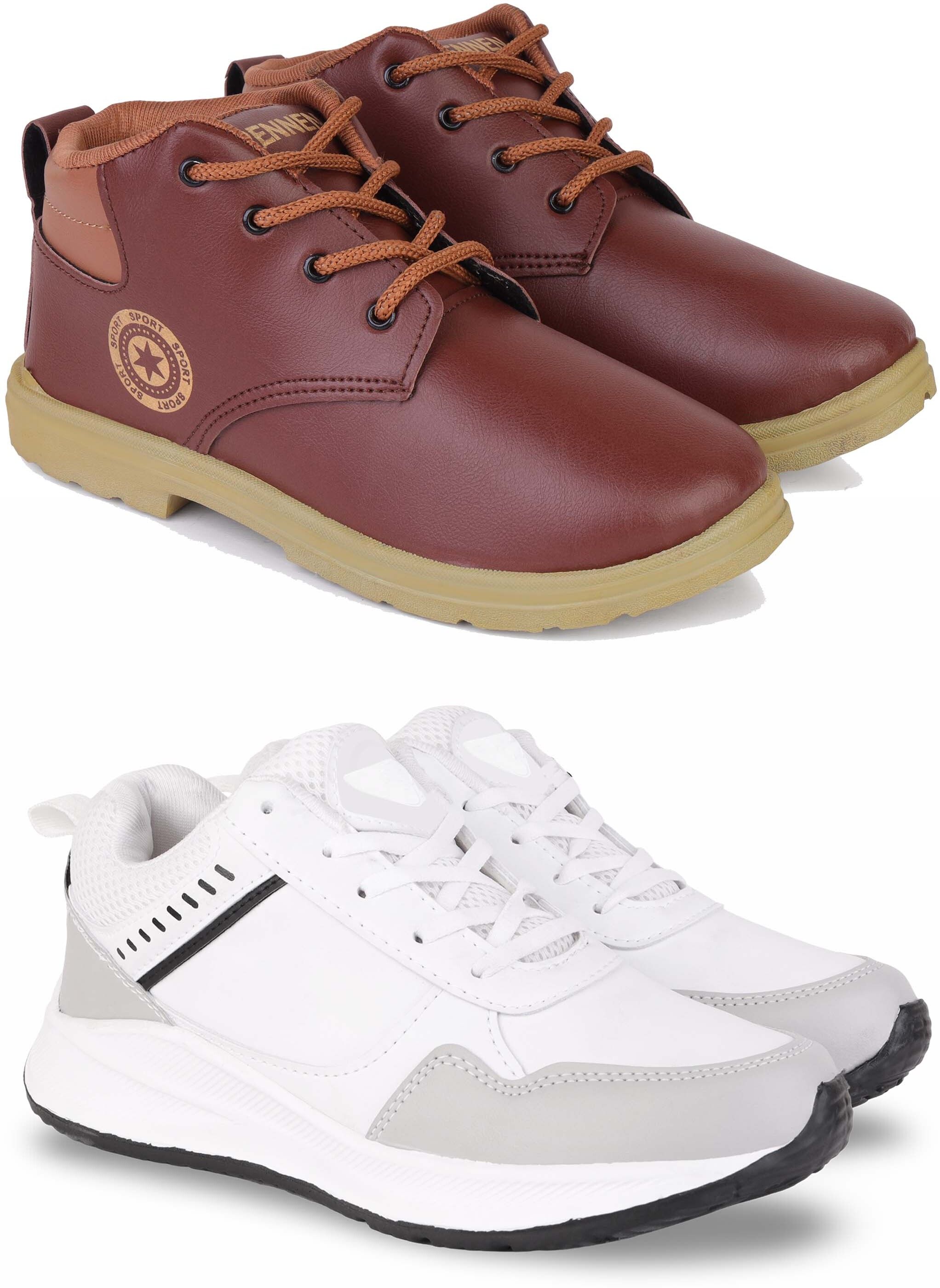 pennen Men’s Stylish Shoes | Lace-Up Casual Shoes for Men | Durable Sole | Daily Wear. Boots For Men-picture-5