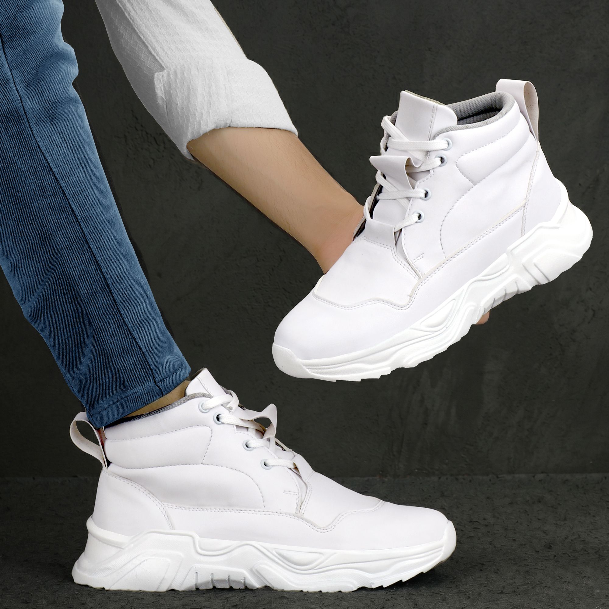 snugz High-Tops Casual Sneakers Shoes For Men Boots For Men-picture-44