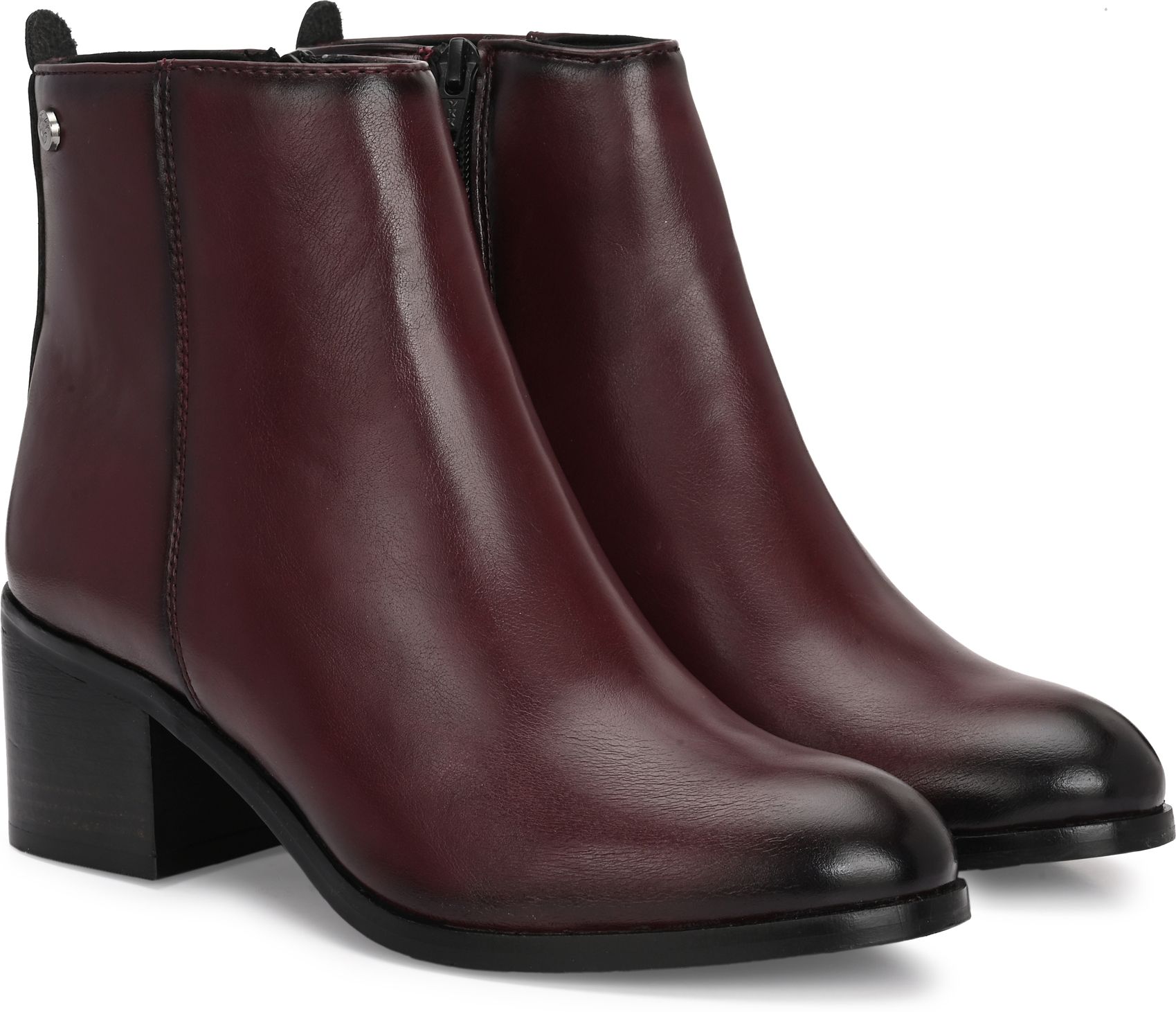 Mid Heel Ankle Boots For Women