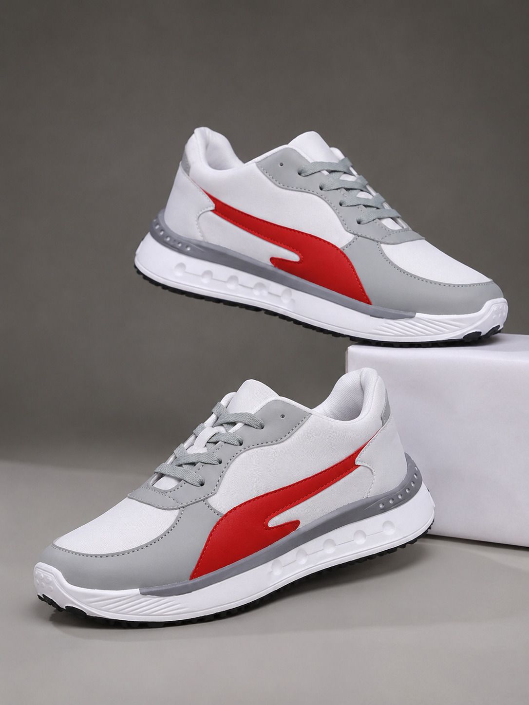shoe blate White Shoes for Men | Lifestyle Casual Sneakers for Men | Sports Shoes Sneakers Sneakers For Men-picture-23