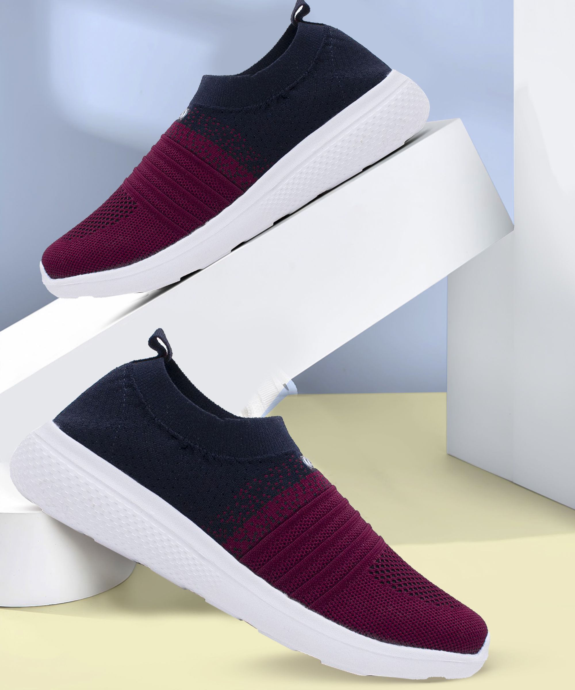 Elasto-02 sports shoes for women | Running shoes for girls stylish latest design new fashion |casual sneakers for ladies | Lace up Lightweight maroon shoes for jogging, walking, gym & party Running Shoes For Women-image-38