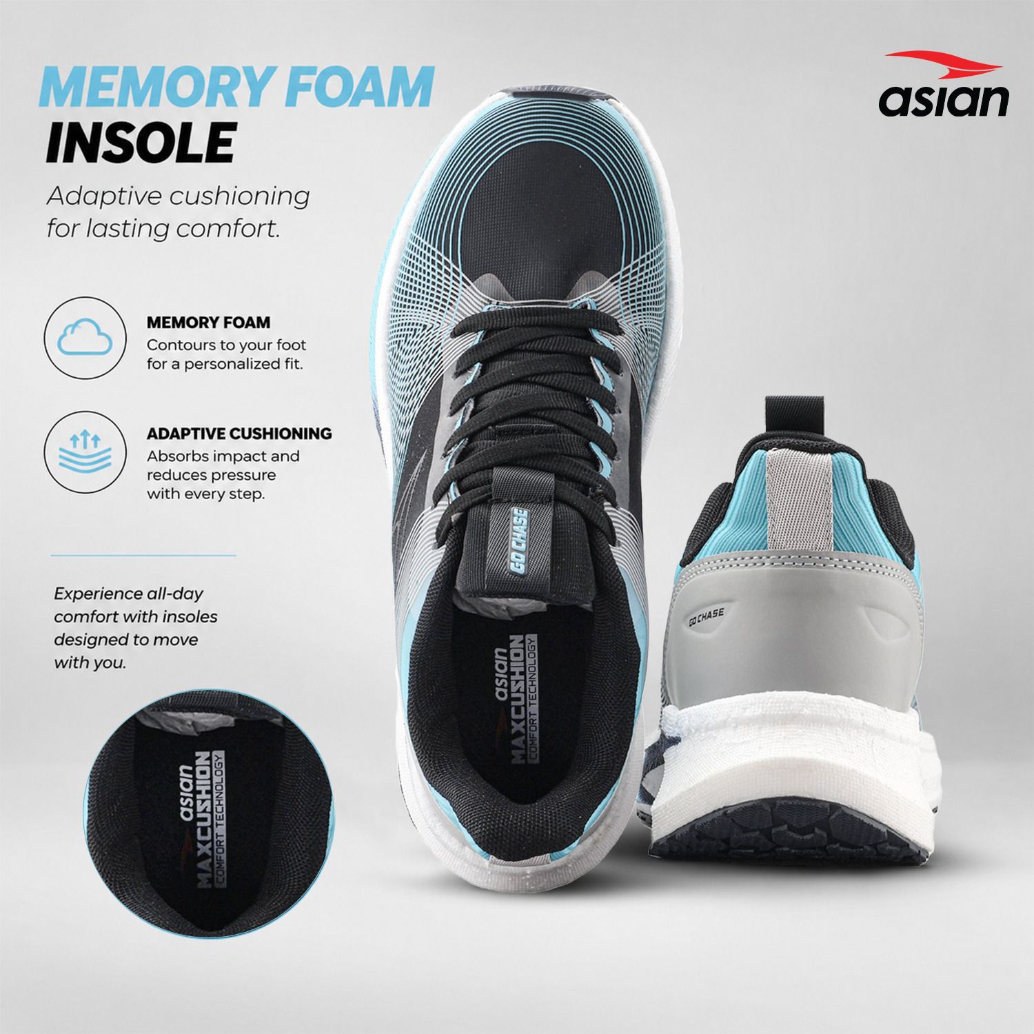 asian Hypercushion-09 Men’s Running Shoes with Max Cushion Comfort Sole Running Shoes For Men-picture-32