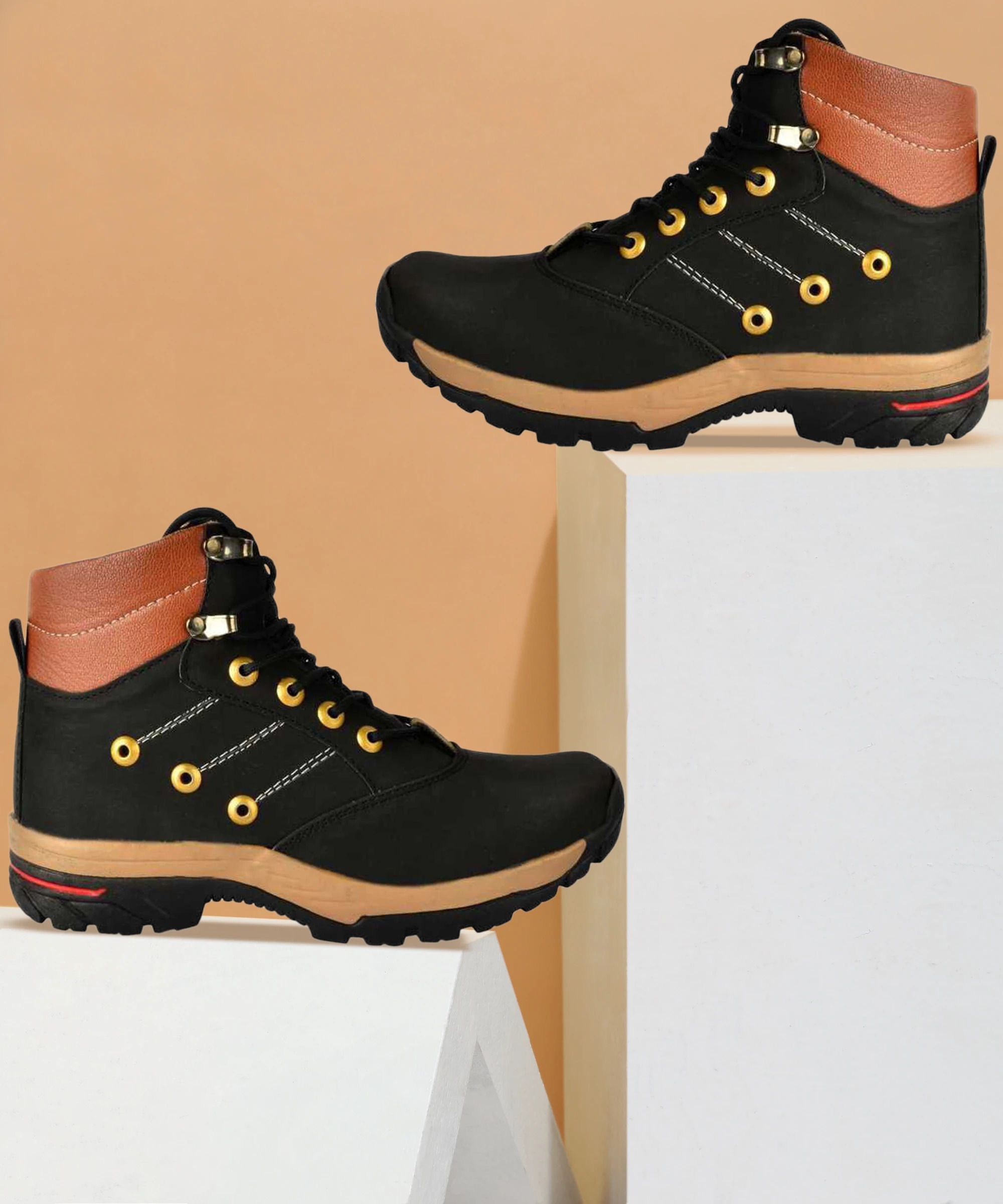 Synthetic Leather |Lightweight|Comfort|Summer|Trendy|Walking|Outdoor|Daily Use Boots For Men