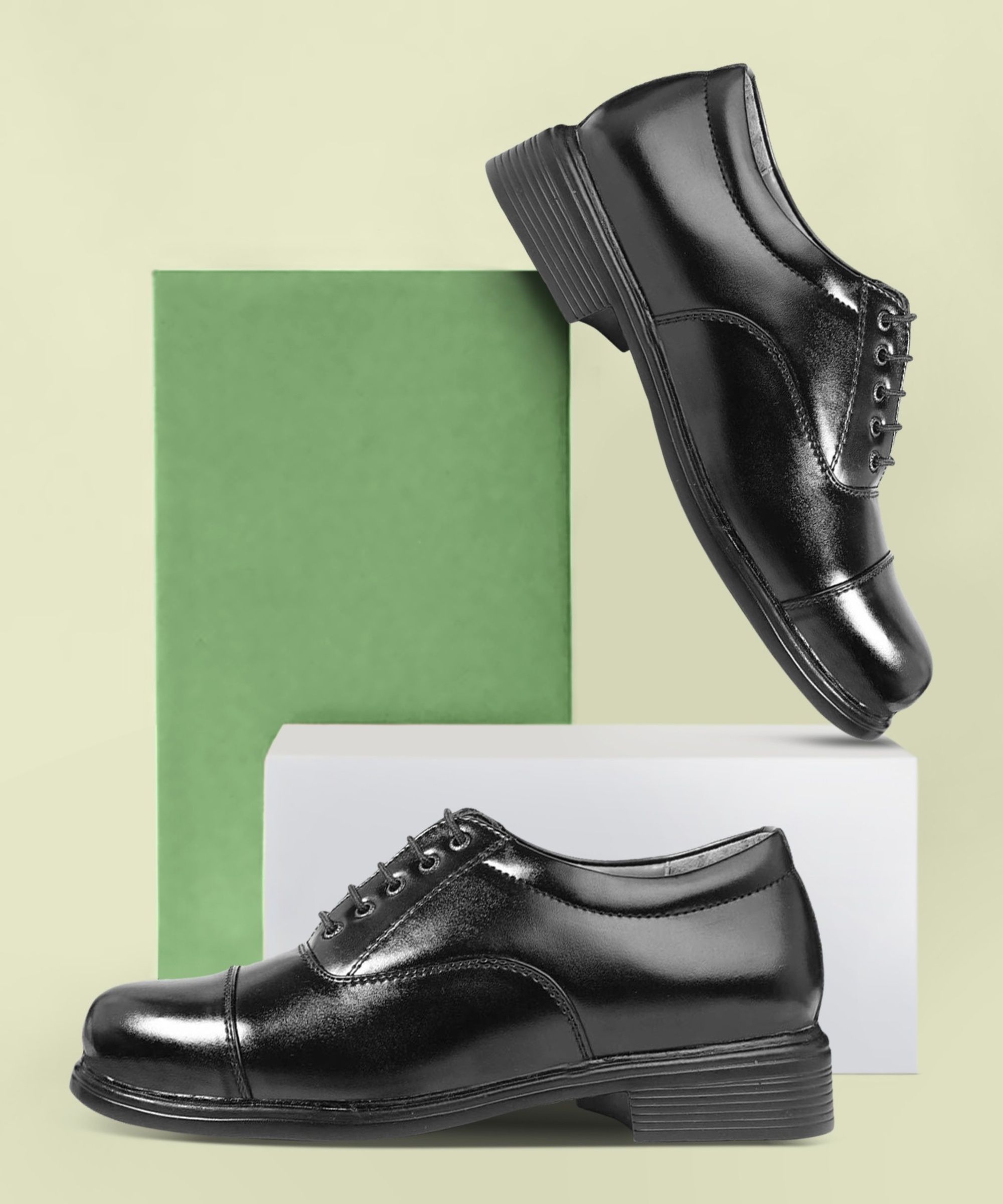 Lightweight Faux Leather and Police Shoes Boots Oxford For Men