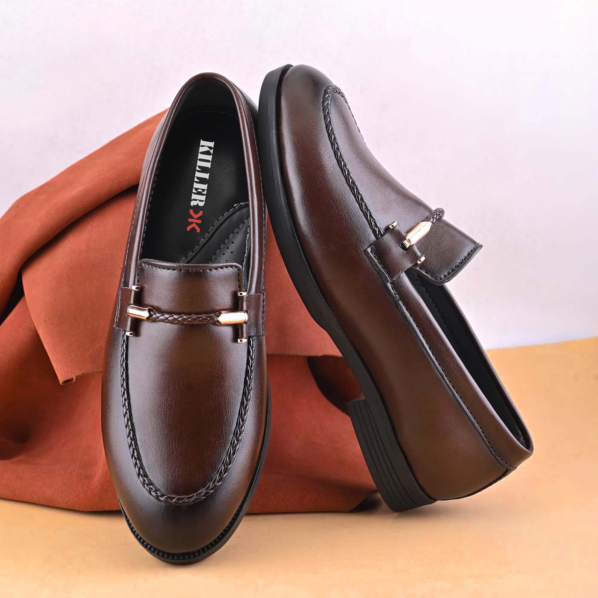 Men's Premium Formal Slip-On Loafers | Office & Party Wear Shoes (Best Choice) Loafers For Men-image-10