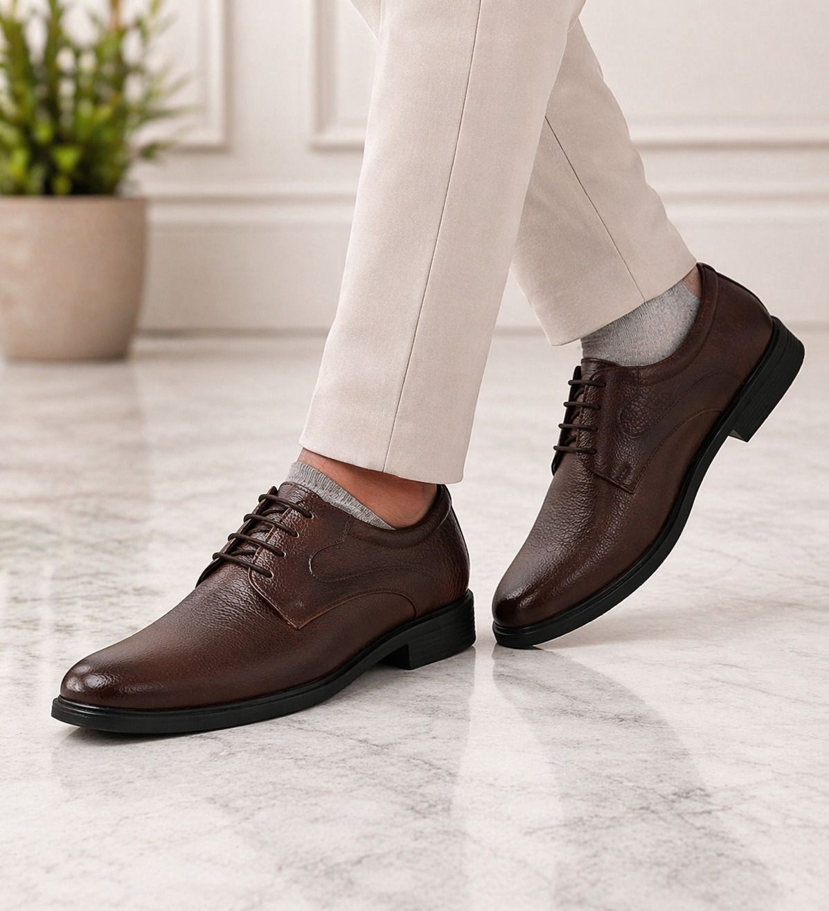 Averatto Men Formal Shoes Lace-Up Stylish Office Wear Comfortable Shoes (A9935) Derby For Men-image-29