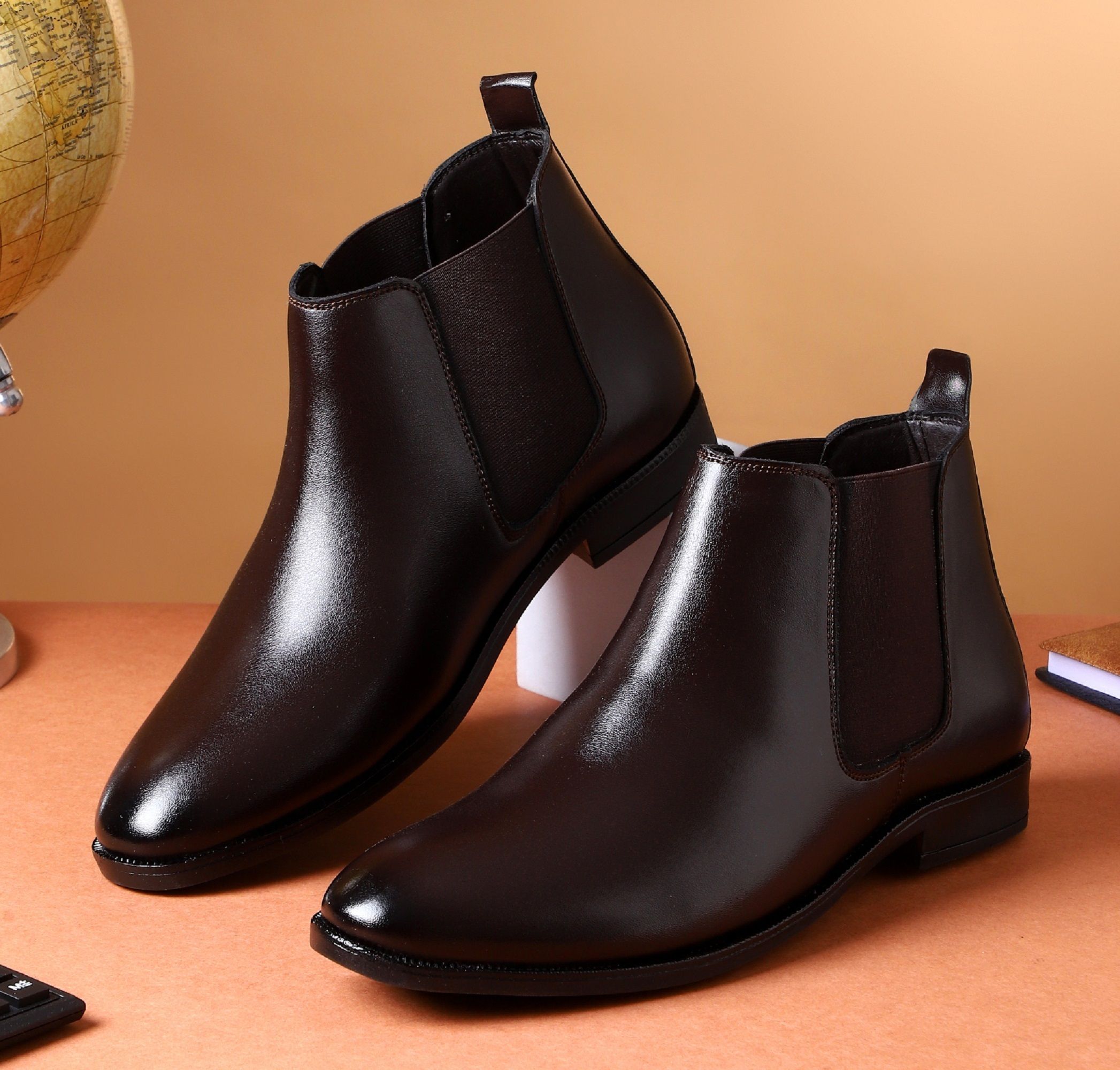Chelsea Slip-On Formal Boots/Trendy Premium Stylish Chalsi Shoes/Riding Chalsi Slip On For Men-image-25