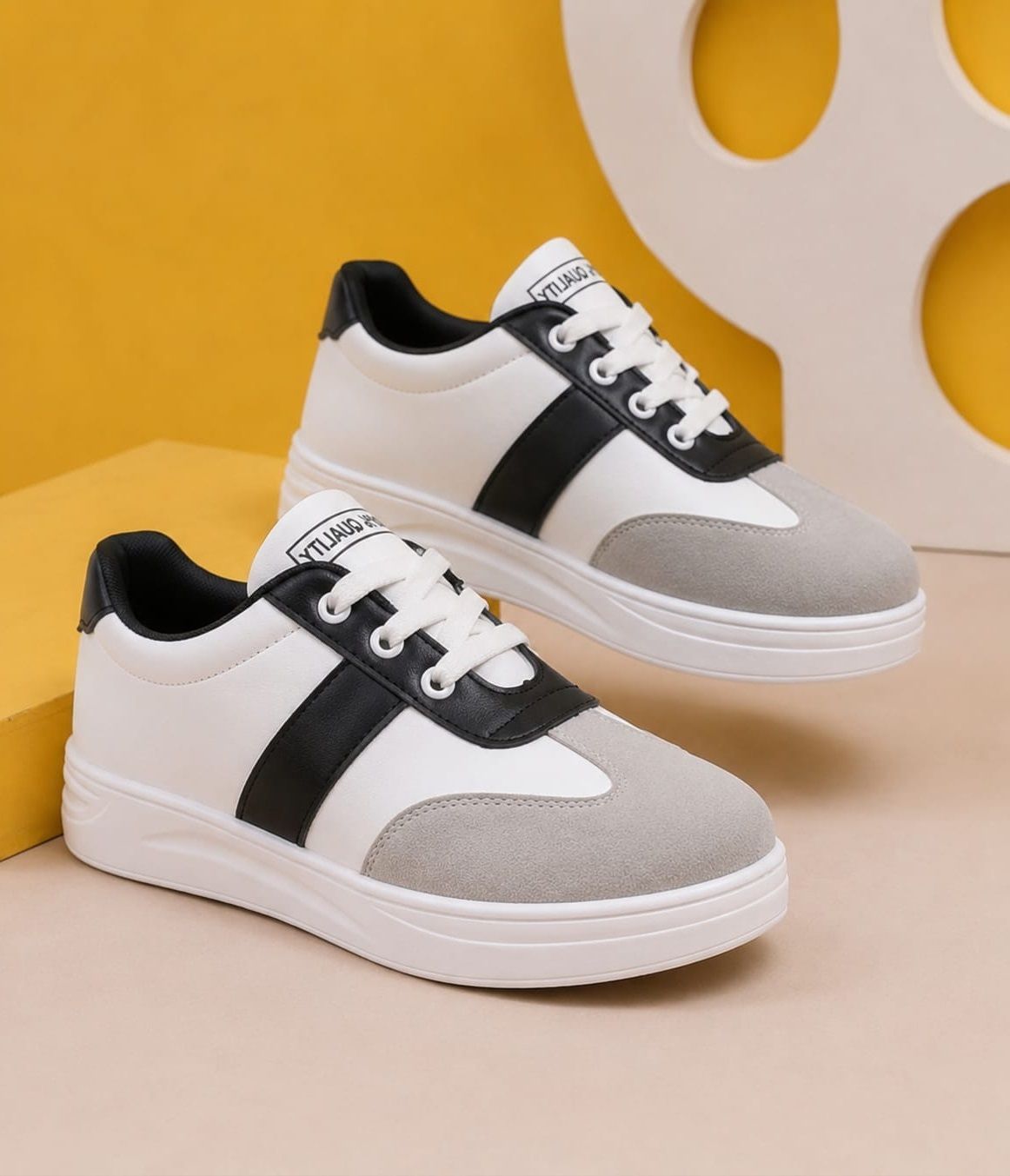 Sports Womens Casual Sports Shoes-Breathable White Sneakers-Outdoor for Girls Sneakers For Women-image-3