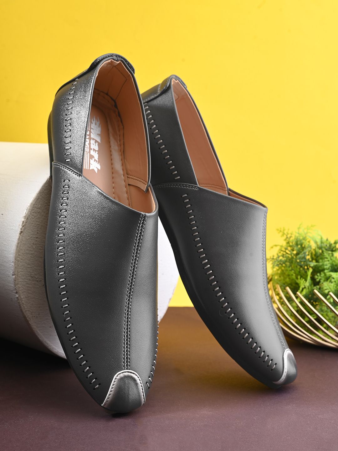 mark range Formal Shoes | Stylish Loafer | Shoes For Men| Loafer Shoes| Mojaris For Men-picture-25