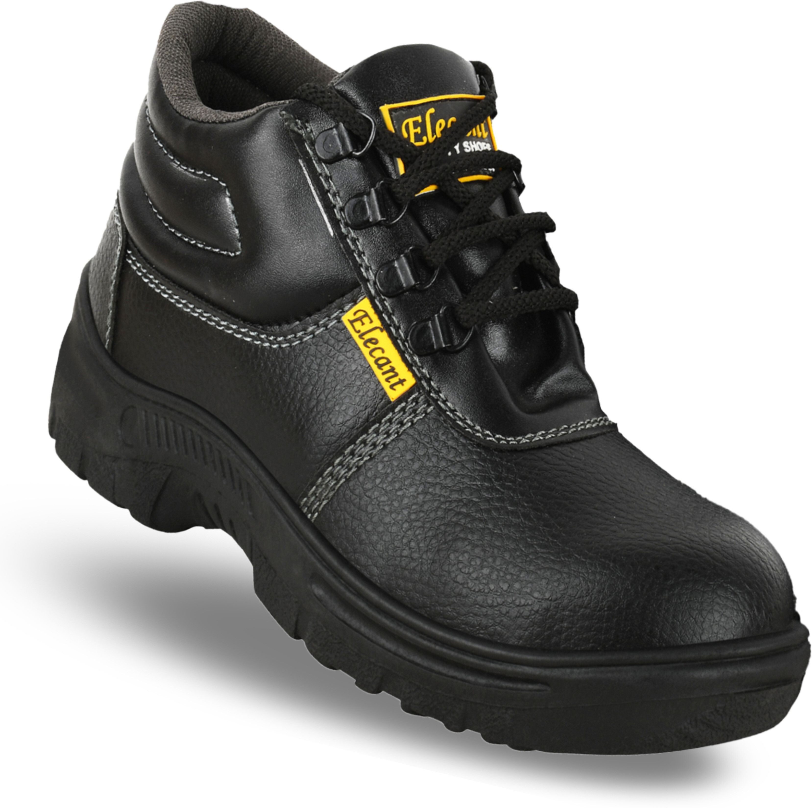 elecant Industrial Safety Shoes PVC Sole With Steel Toe Protection For Men-picture-42