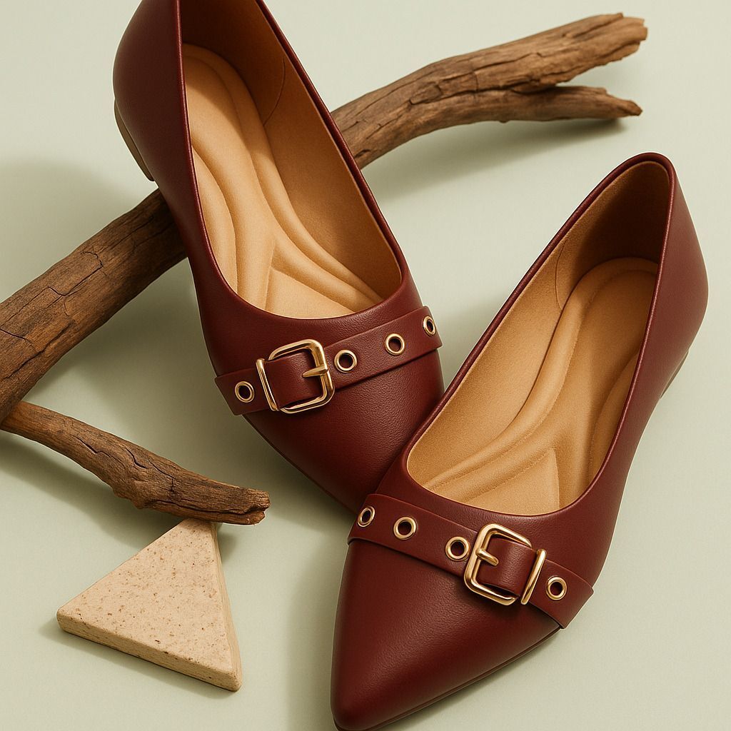 Synthetic Casual Stylish Lightweight and Comfortable Daily Wear Slip-On Bellies For Women-image-39