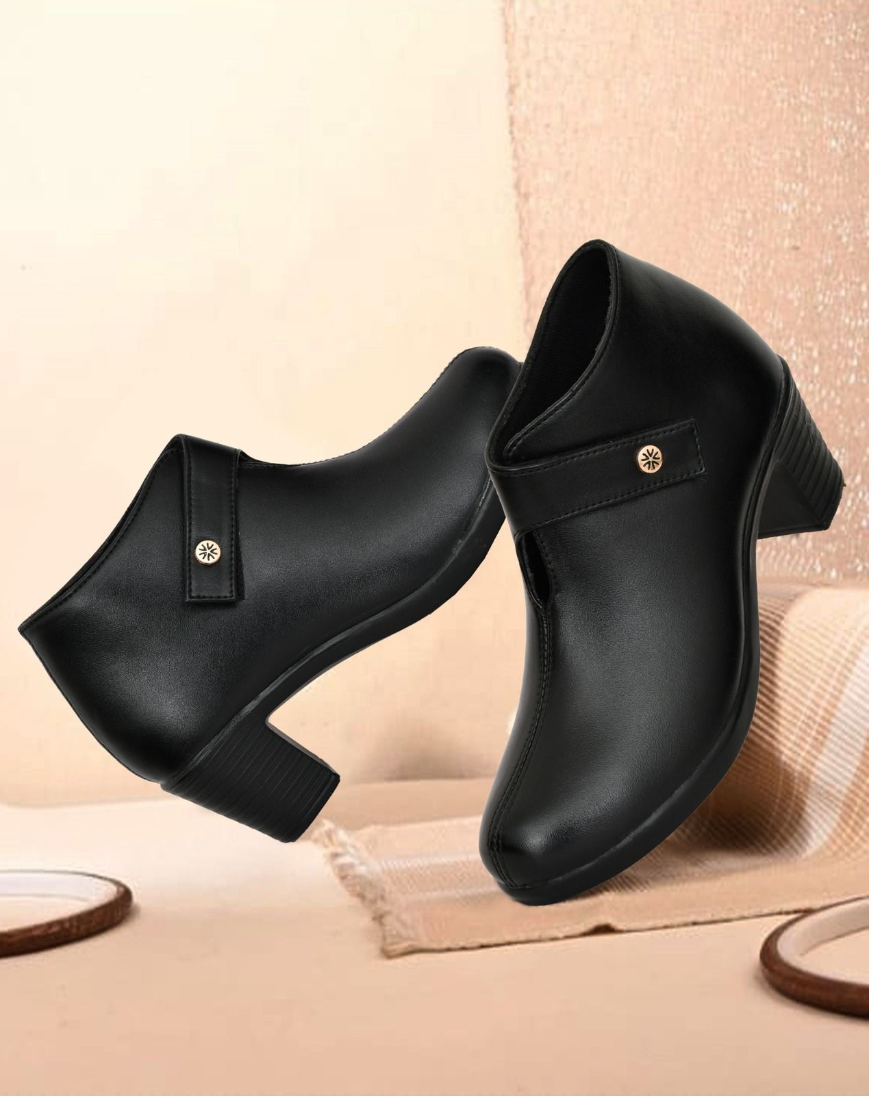 MOVE-EDGE Synthetic Women’s Heel Boots Trendy, Lightweight & Comfortable Fit Boots For Women-image-21