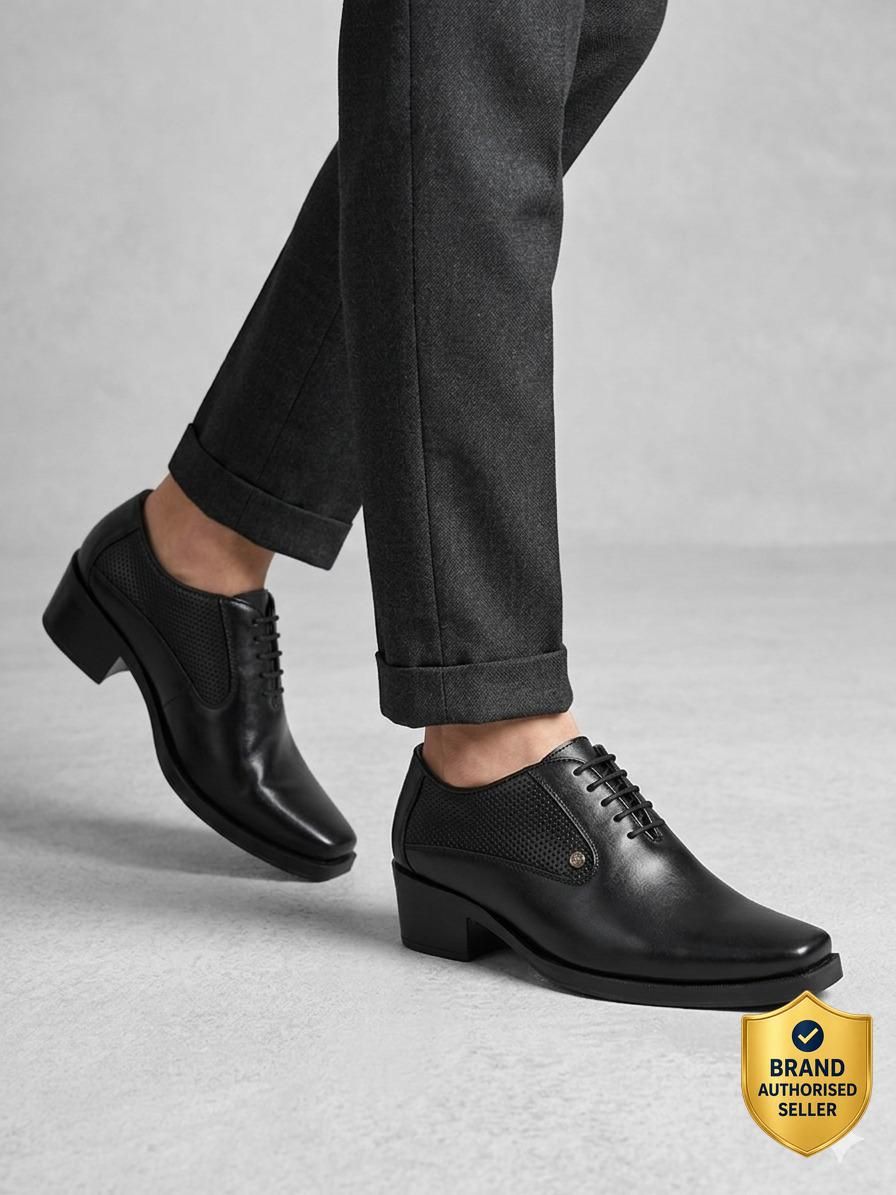 SS26 Men's Lace Up Height Increasing Shoes Lace Up For Men-image-36