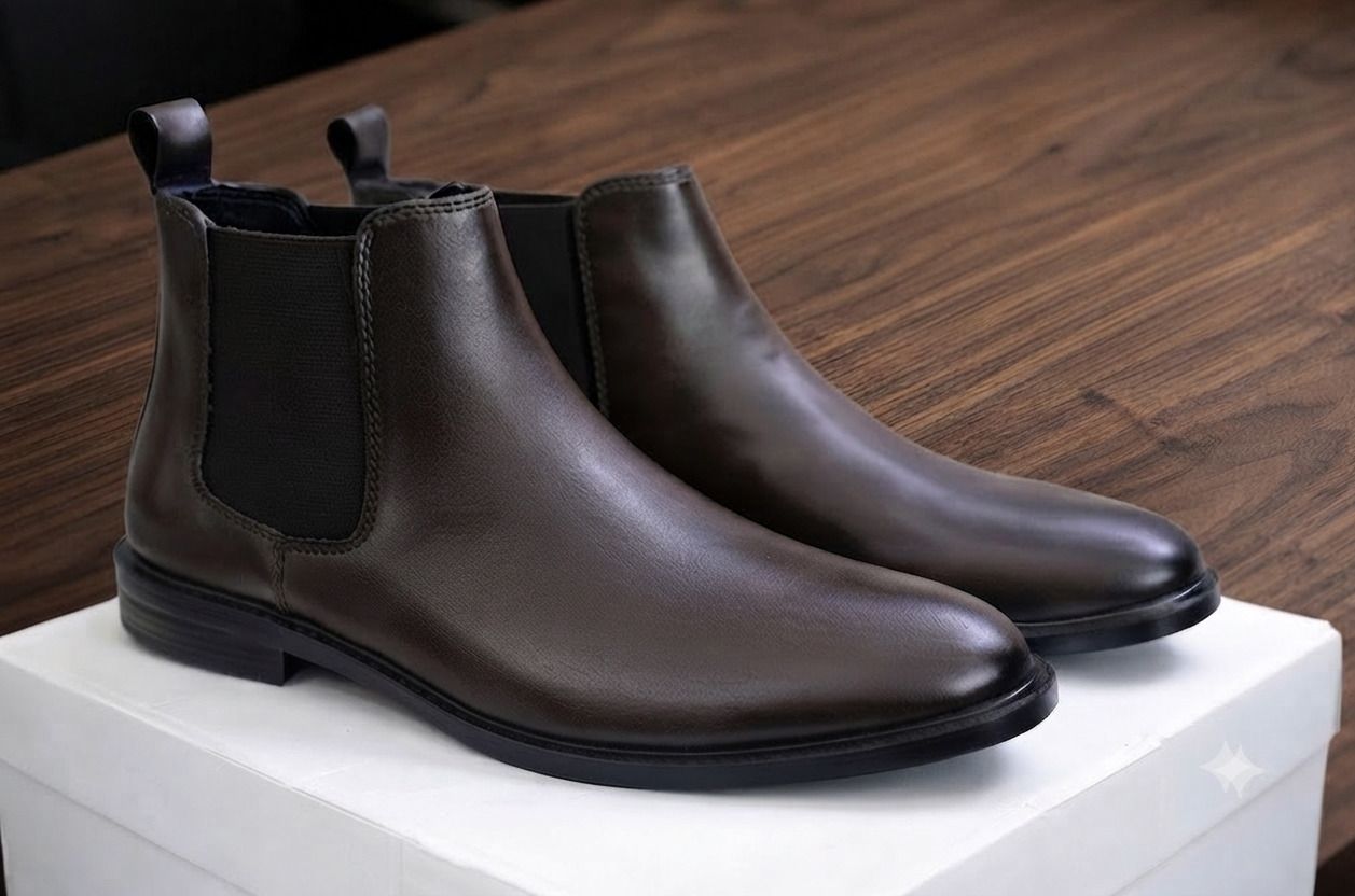 Urban Classic Brown Boots Casuals For Men-image-35