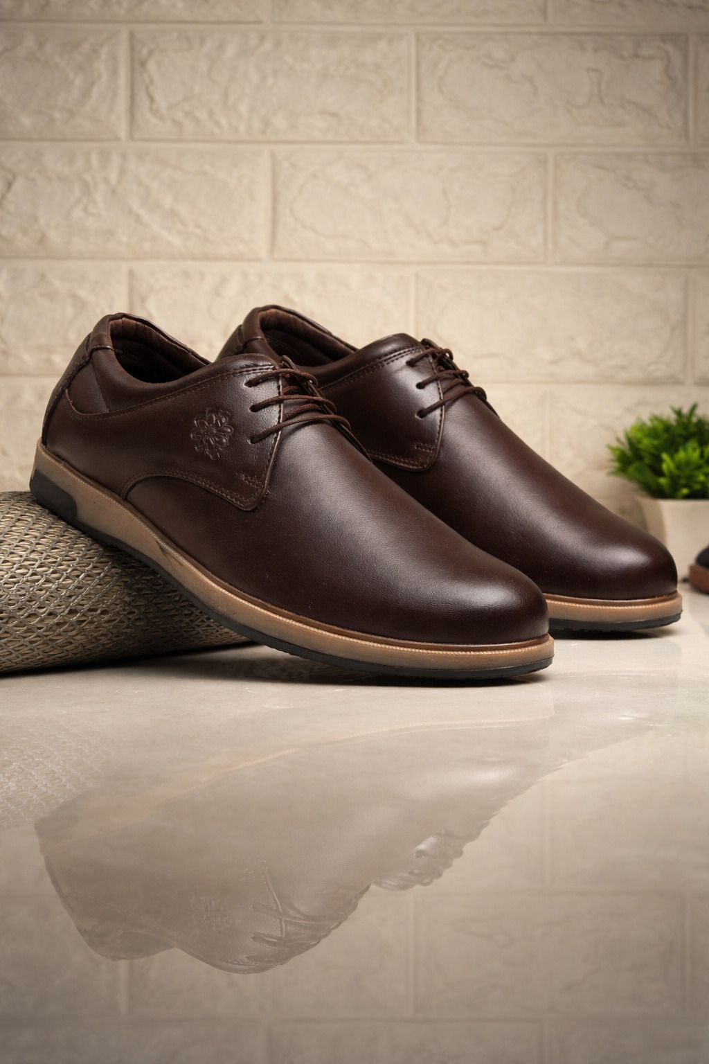 Genuine Leather Office Formal Shoes Lace-Up Derby For Men-image-24