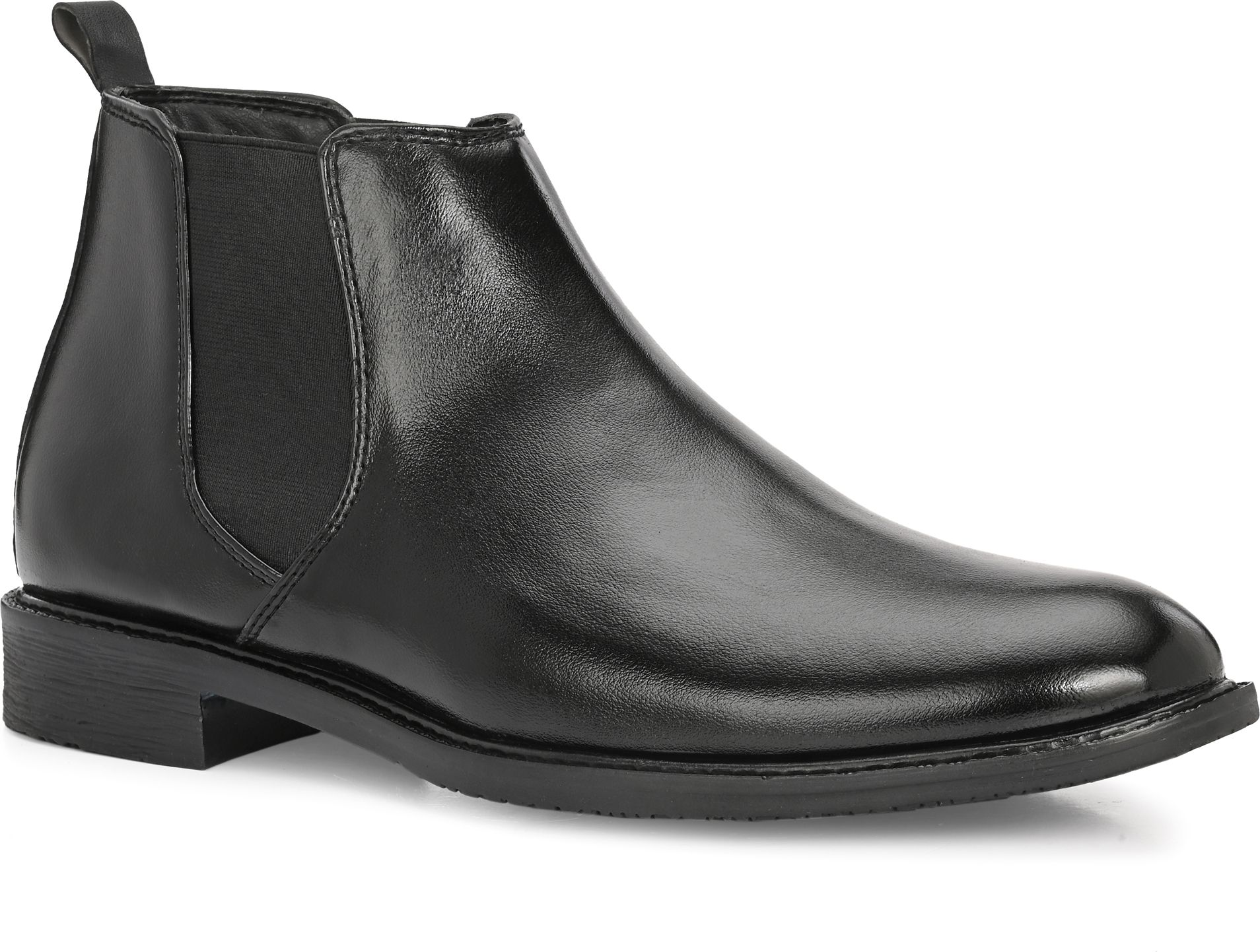 Men's Chelsea Ankle Boots| Synthetic Leather Slip-On Fashion Boots for Casual Boots For Men-image-33