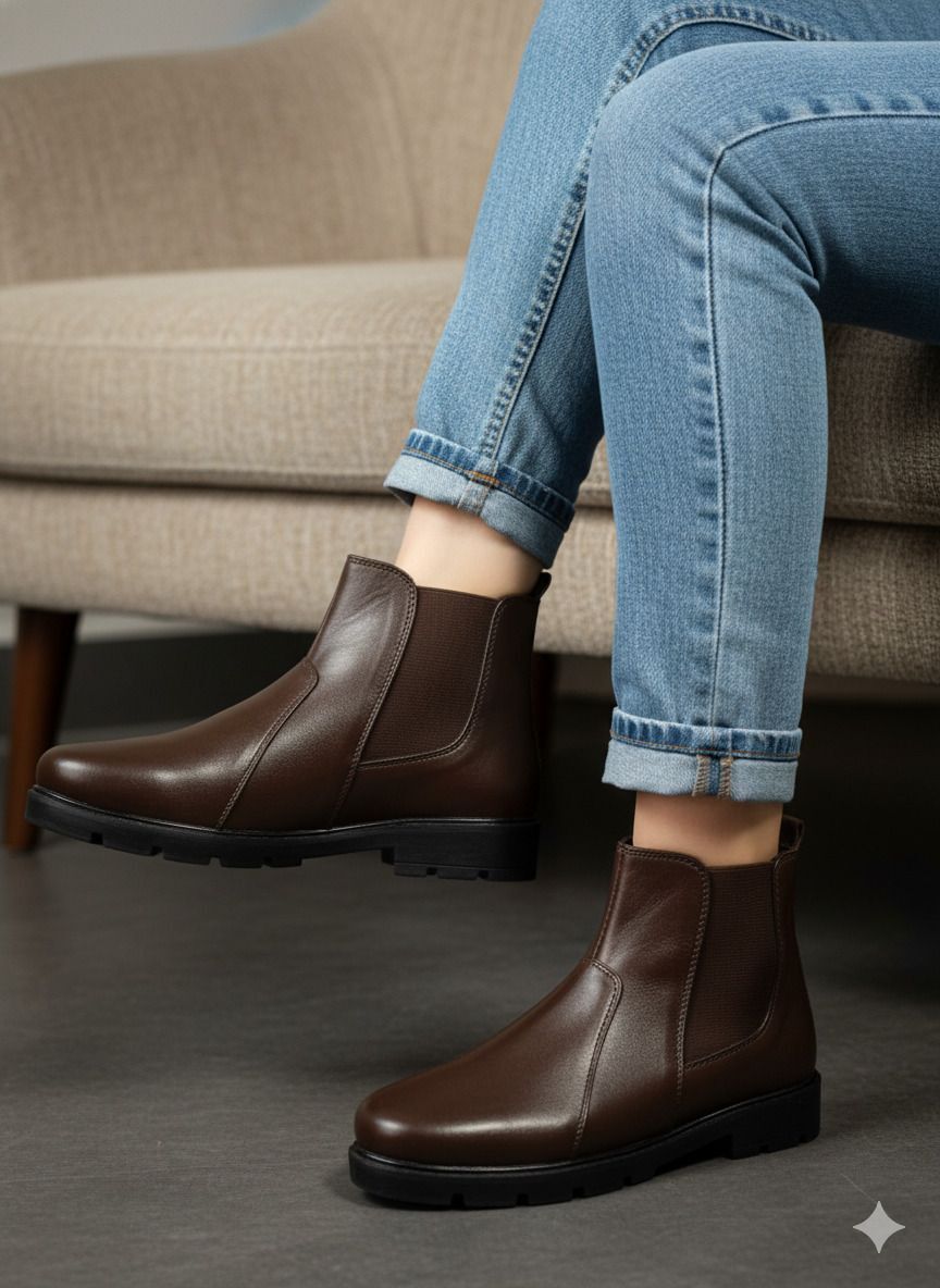 Black Stylish Casual boots For Man Boots For Women-image-6