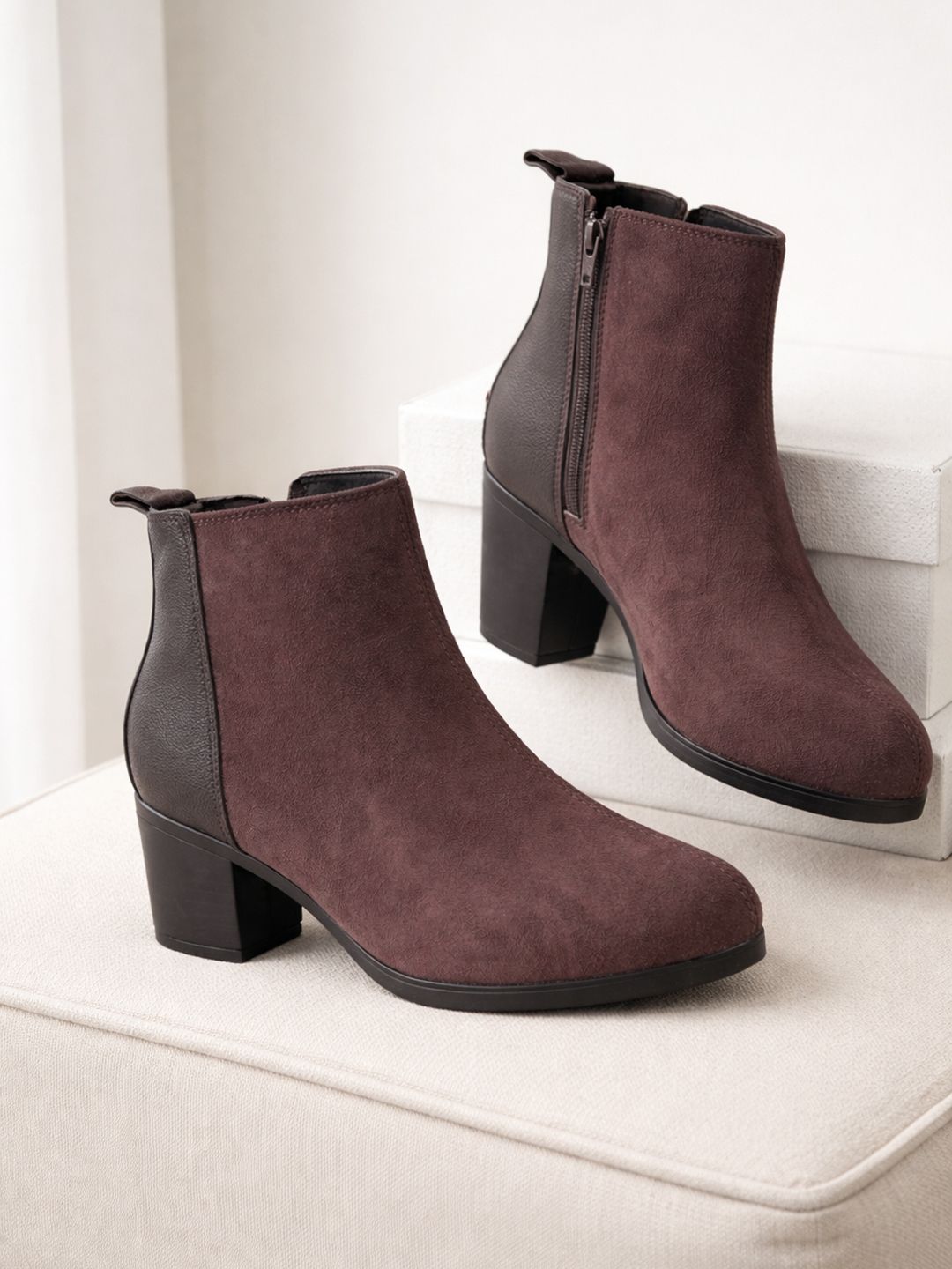 Daily College Comfy|Casual Mid Top|Winter Boots|Lace-UP|Trendy Boots For Girls Boots For Women