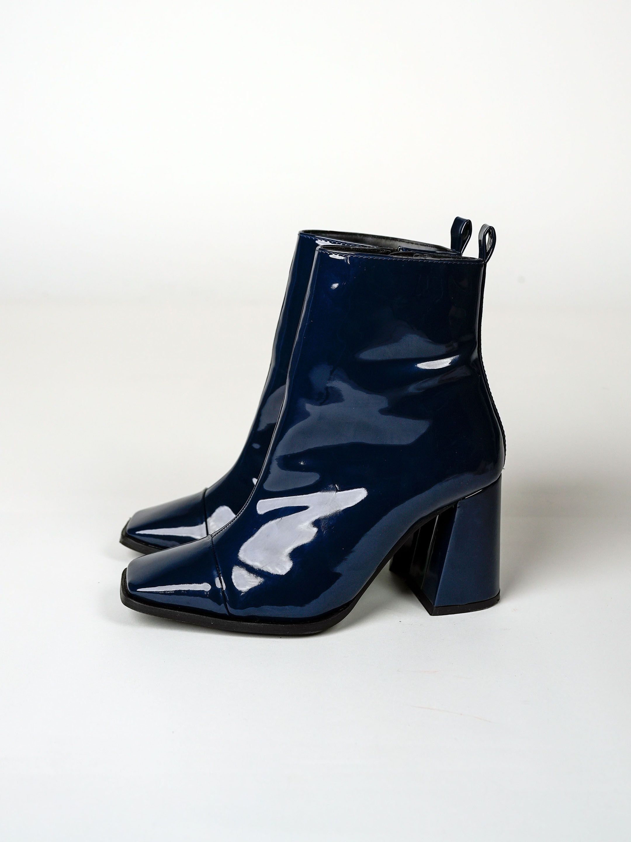 Theater Women Elton Neptune Navy Ankle Boots Boots For Women-image-37
