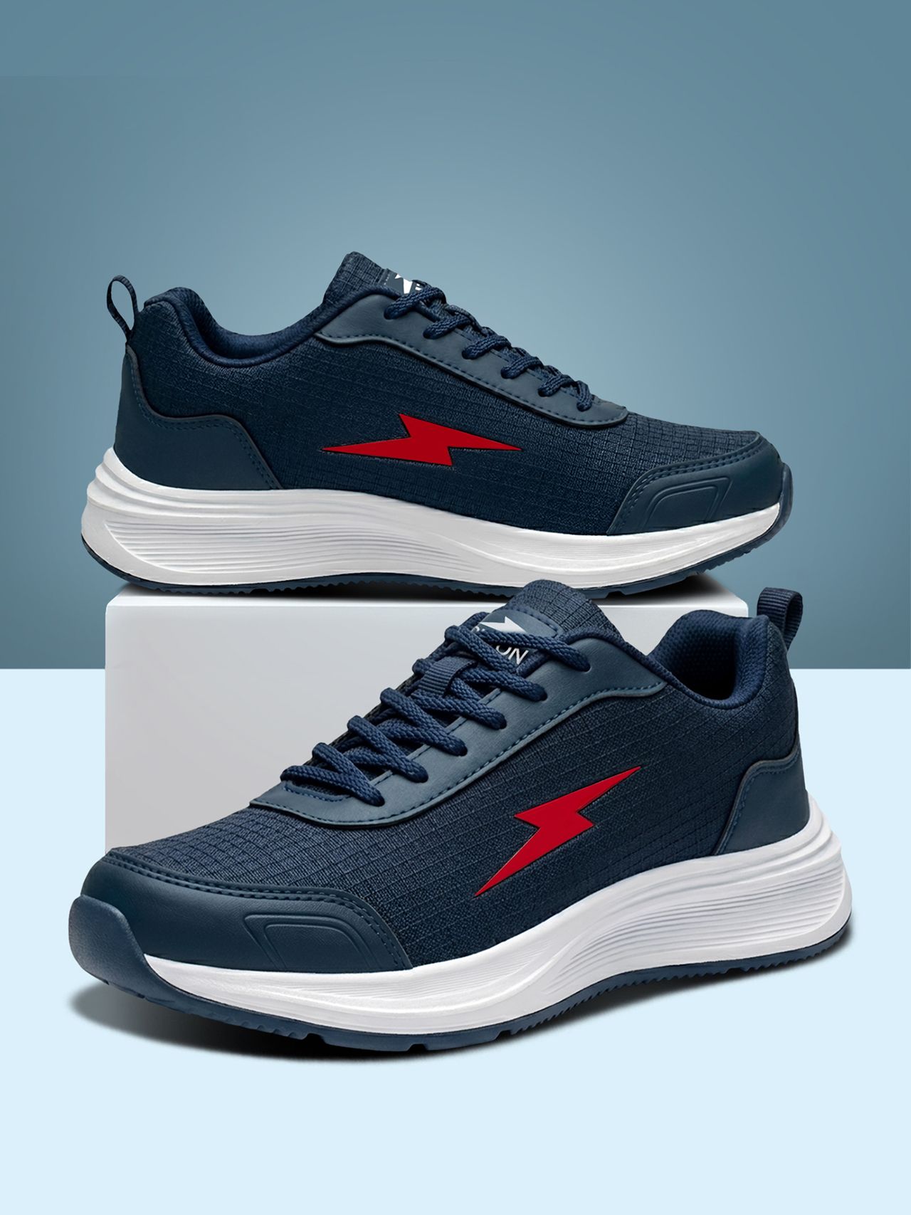 bruton BATTLE-603 Casual Shoes | Lightweight EVA Sole | Breathable Mesh Sneakers For Men-picture-34