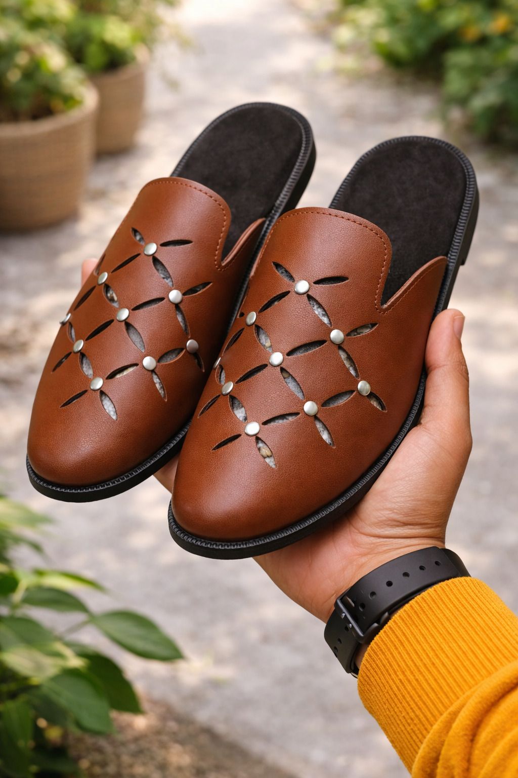 Corsac comfortable durable stylish mojris ethnic wear daily usefor Men Casuals For Men-picture-5