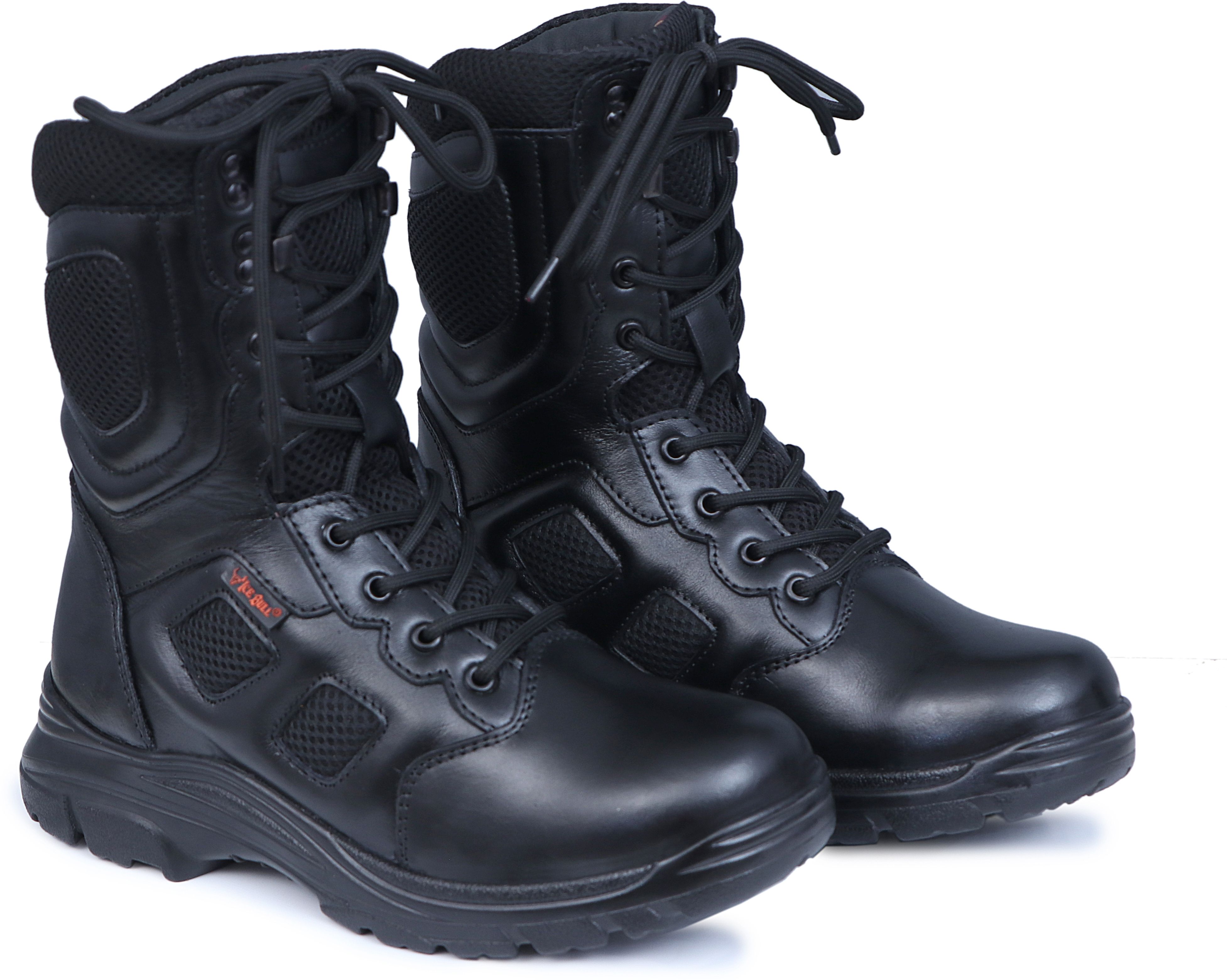 ICEBULL LEATHER 100% GENUINE LEATHER COMMANDO BOOTS FOR MEN Boots For Men-image-10