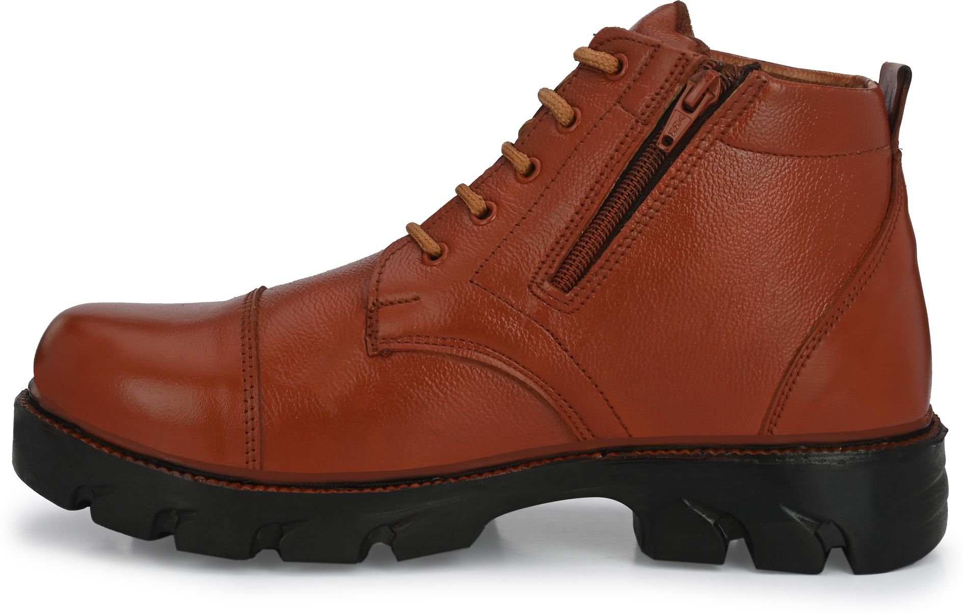 GENUINE LEATHER POLICE BOOTS UNIFORM SHOES FOR MEN Oxford For Men-image-29