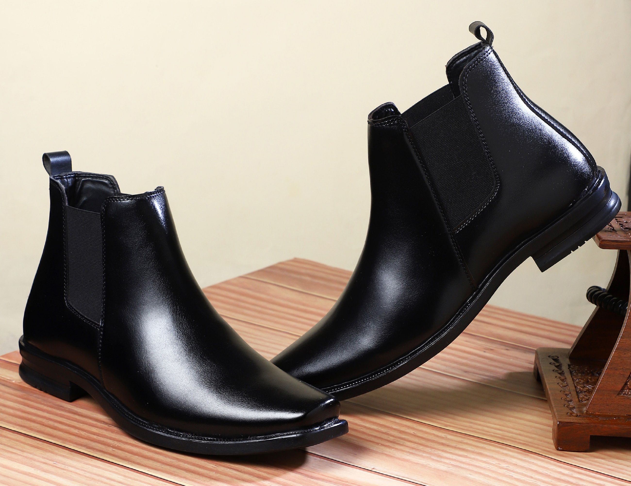 zixer Premium Quality Stylish & comfortable Chelsea Boots/Slip-On Casual Chelsi Shoes Boots For Men-picture-13