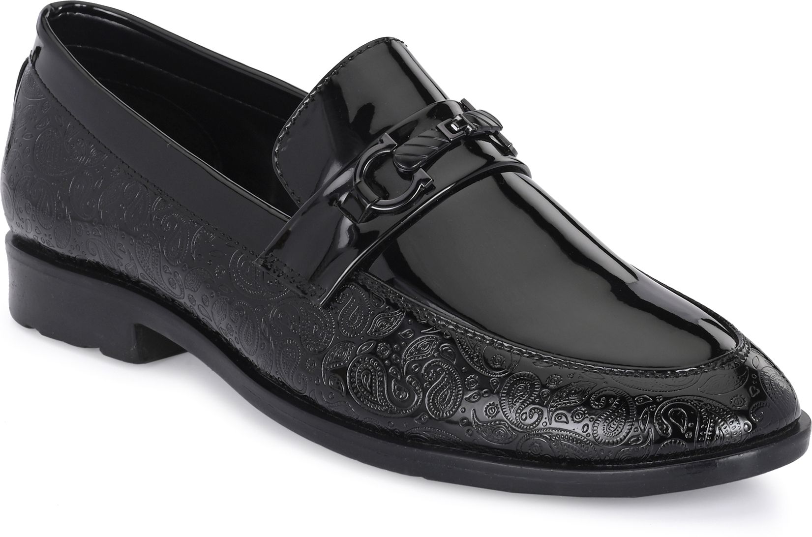 Invictus Men Brown Faux Leather Formal Slip On Loafers Slip On For Men-picture-10