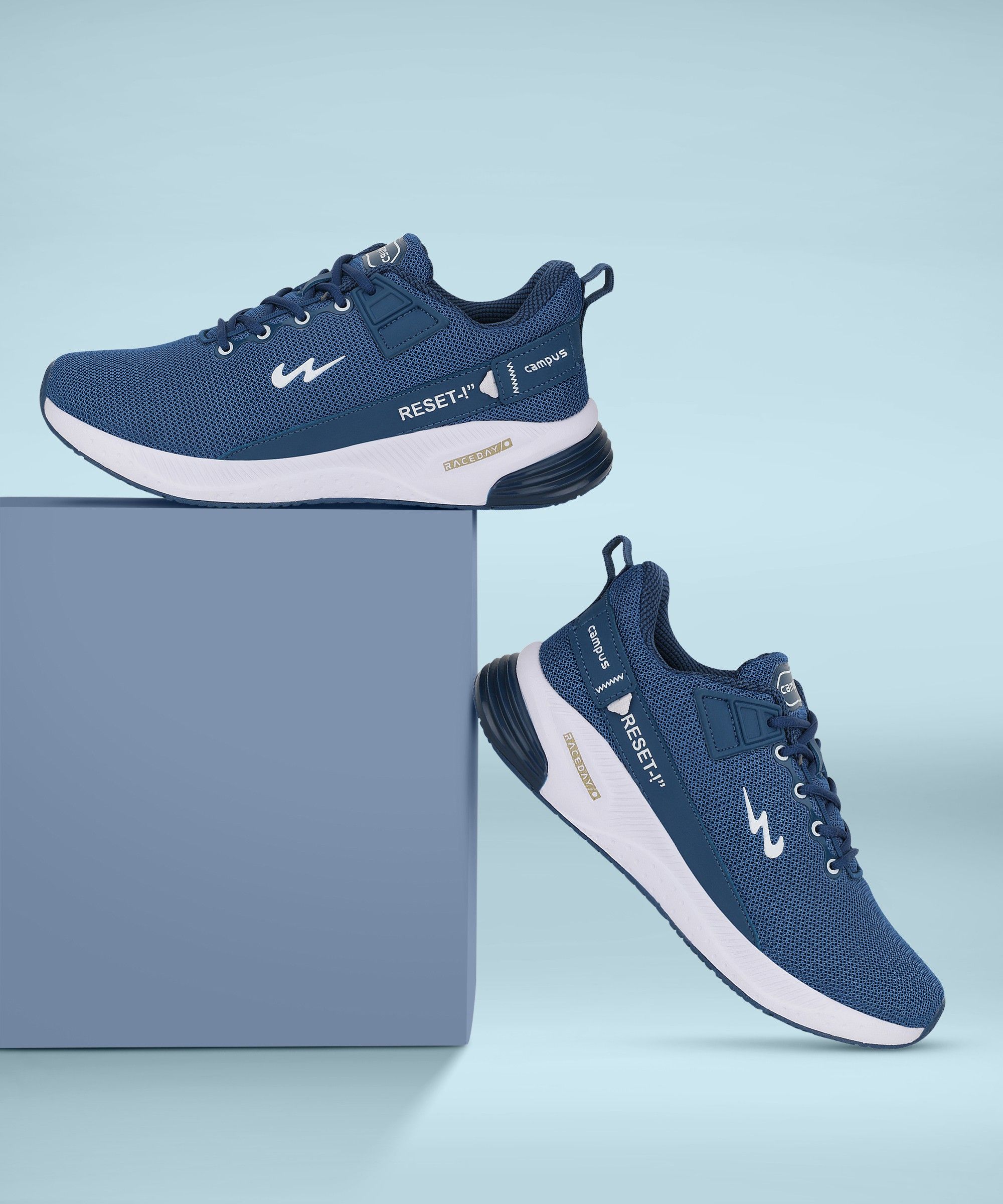 campus REFRESH PRO Men's Sports Shoes | Mesh Upper & Support-Tech Stability | Lace-Up Walking Shoes For Men-picture-31