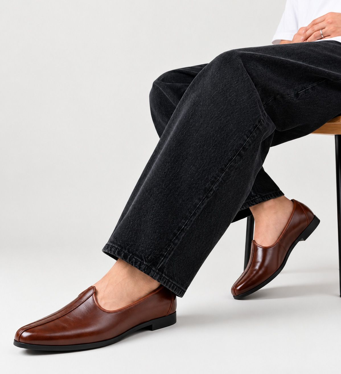 r rj trends Men's Classic Jalsa Jutti | Casual & Ethnic Nagra Punjabi Jutti / Shoes Loafers For Men-picture-10