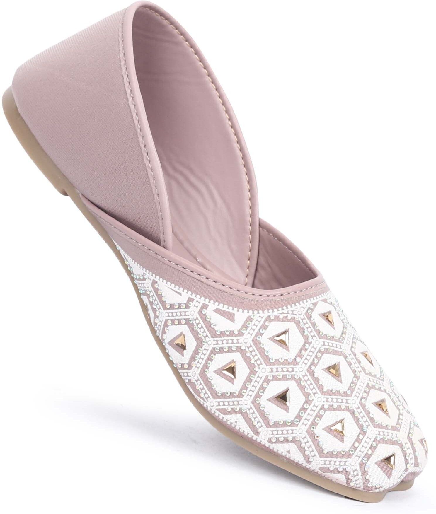 VELACARE Velvet Rose Ethnic Juttis Bellies For Women-image-17
