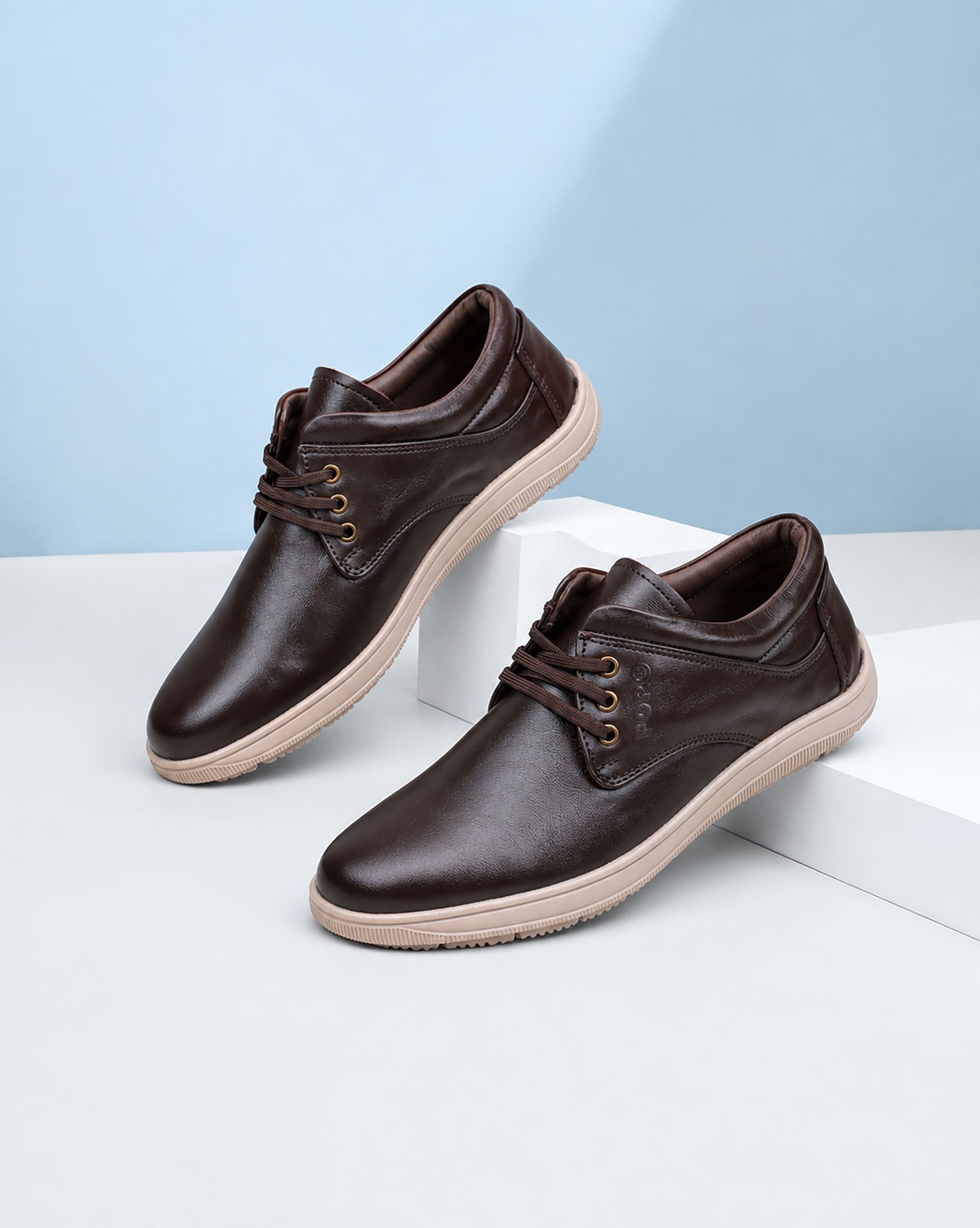 FOR-B Man Shoes with Genuine leather upper Corporate Casuals For Men-image-10