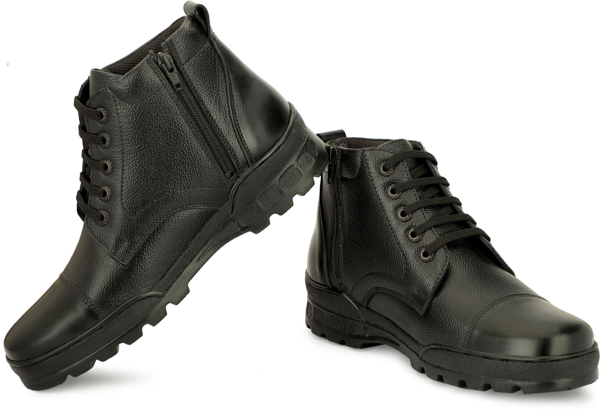 Pure Leather Police/Army/Official Officer Class/NCC/ driving/daily use Boots For Women-image-11