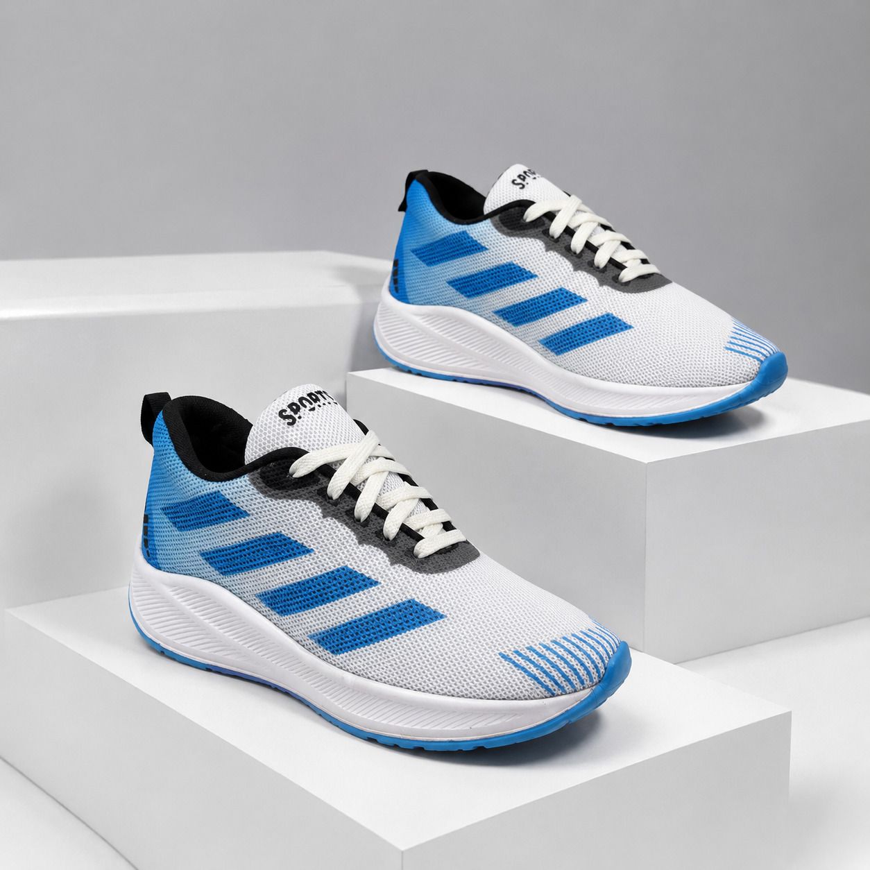 hacca bacca Stylish Blue Casual Sneakers For Men-picture-19