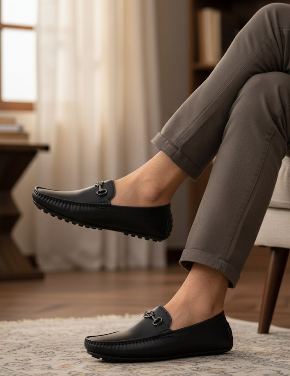 Stylish Partywear Wedding Shoes Loafers Casual shoes Loafers For Men-image-5