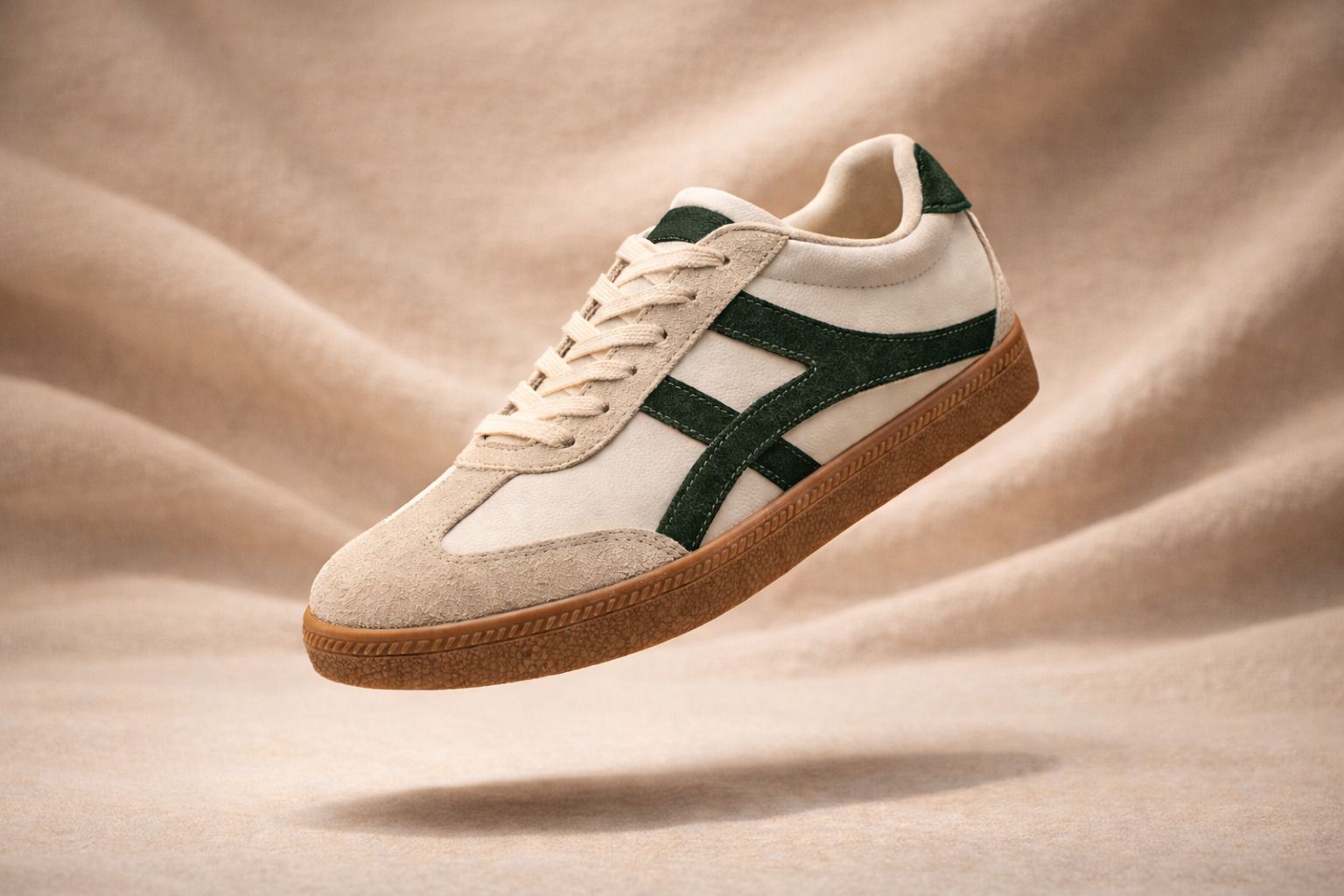 cream green Sneakers For Women-image-9