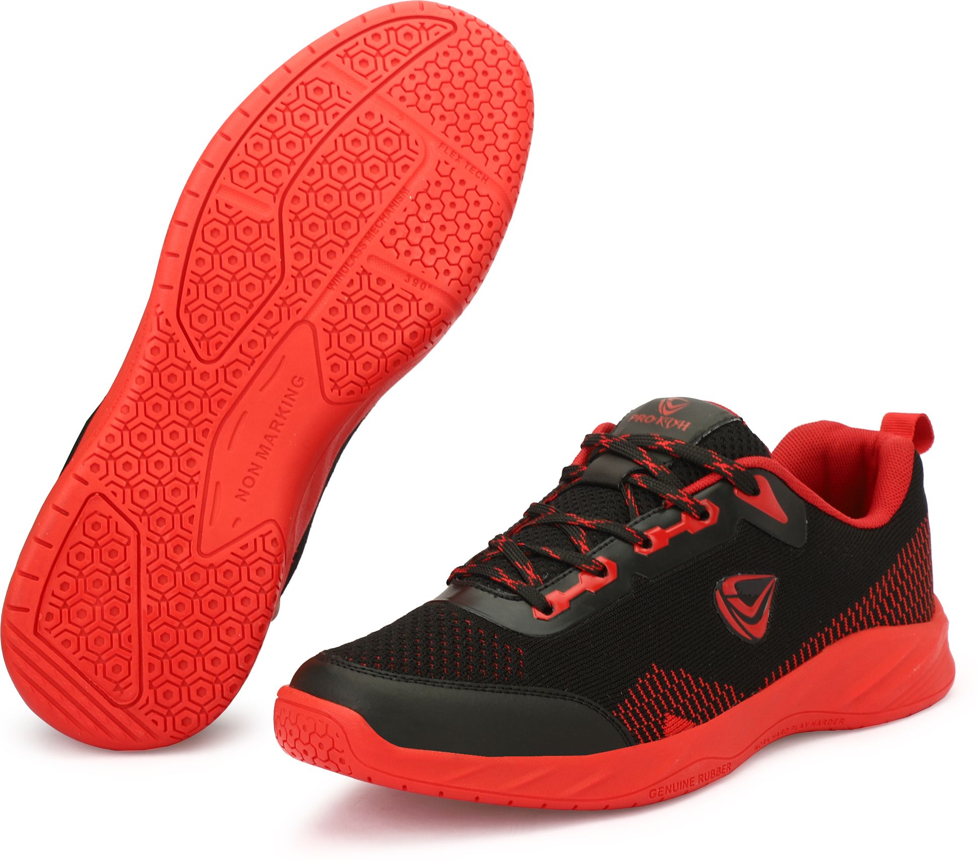 Court Flyer 2.0 Non-Marking Indoor Court Breathable, Cushioned, Durable Badminton Shoes For Men-image-49