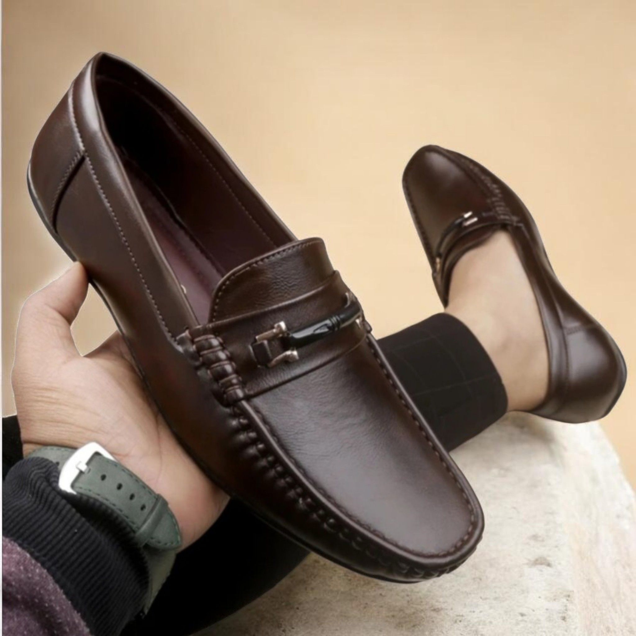 stride up Stylish Partywear Premium Quality Casual For Men Loafers For Men-picture-45