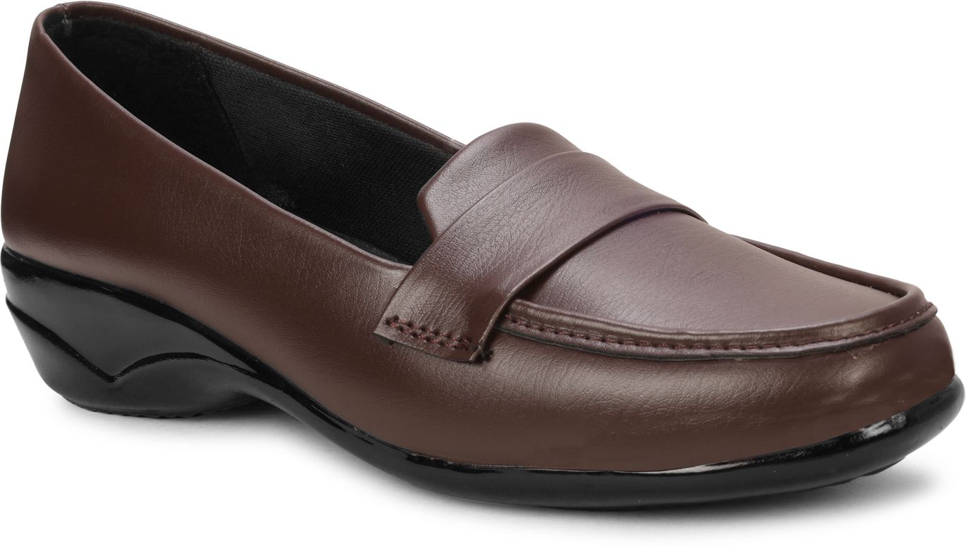Women’s Brown Loafer| Pump-Style Ballet Flat Loafers For Women-image-11