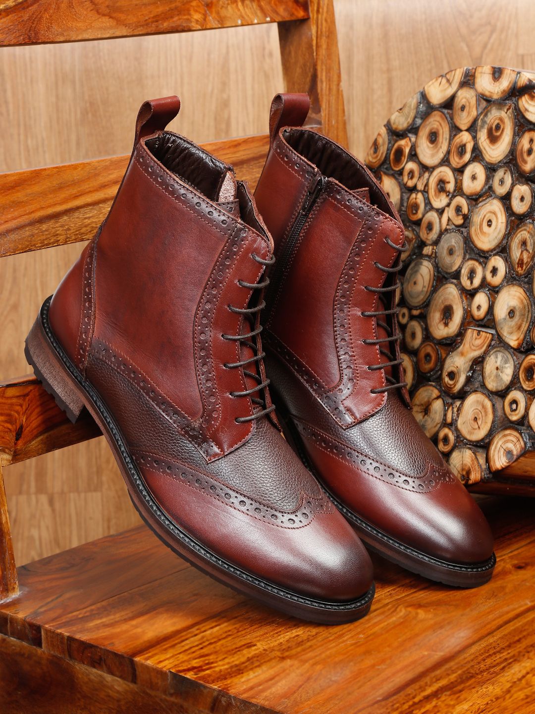 teakwood leathers LEATHER MEN SHOES Boots For Men-picture-40